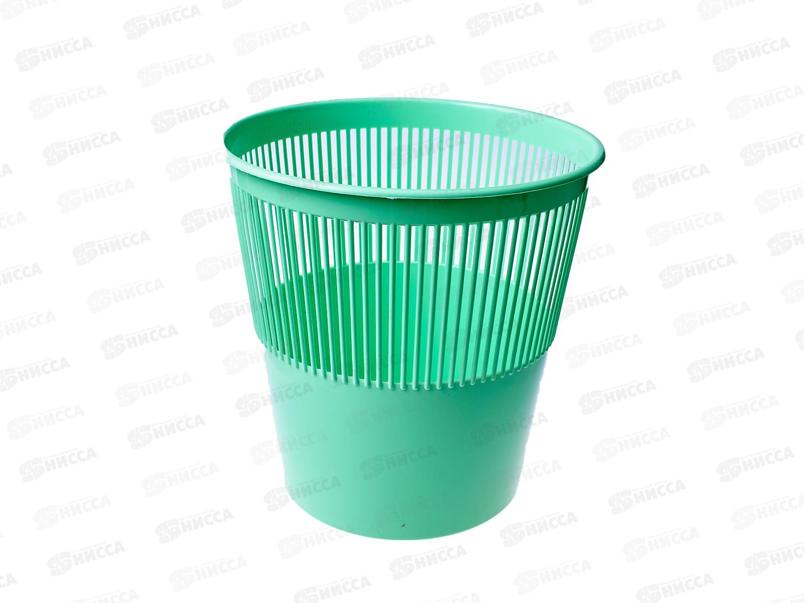 Корзина д/бумаг пласт. 12л, салатовый TZ11824-17