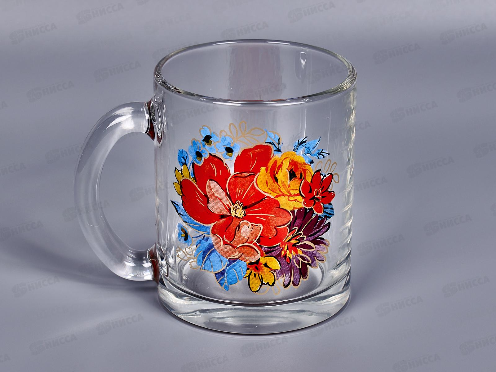 Кружка &quotЧайная&quot (Букеты) 300мл *24 1208