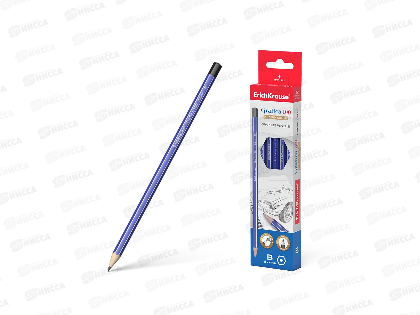 Карандаш чернографитный EK Grafica 100 В 45609 *12/144