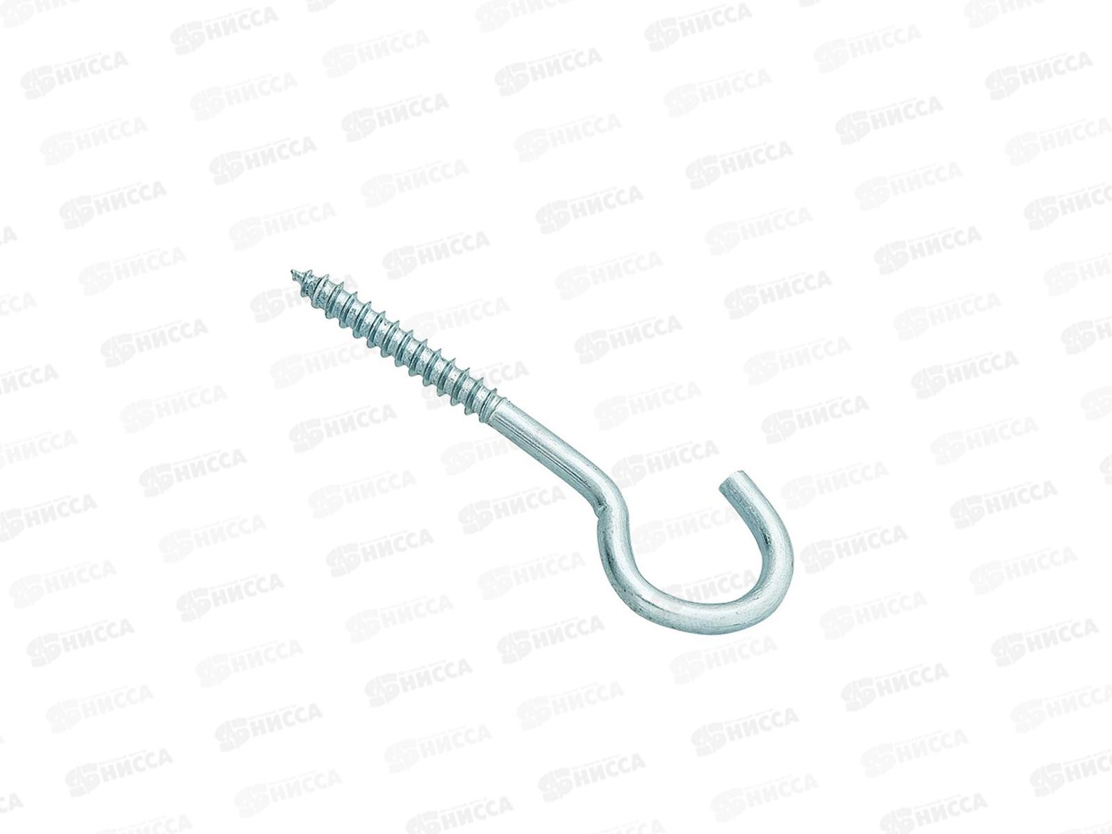 Шуруп-полукольцо 8,0x100 (белый цинк 1шт)   *60