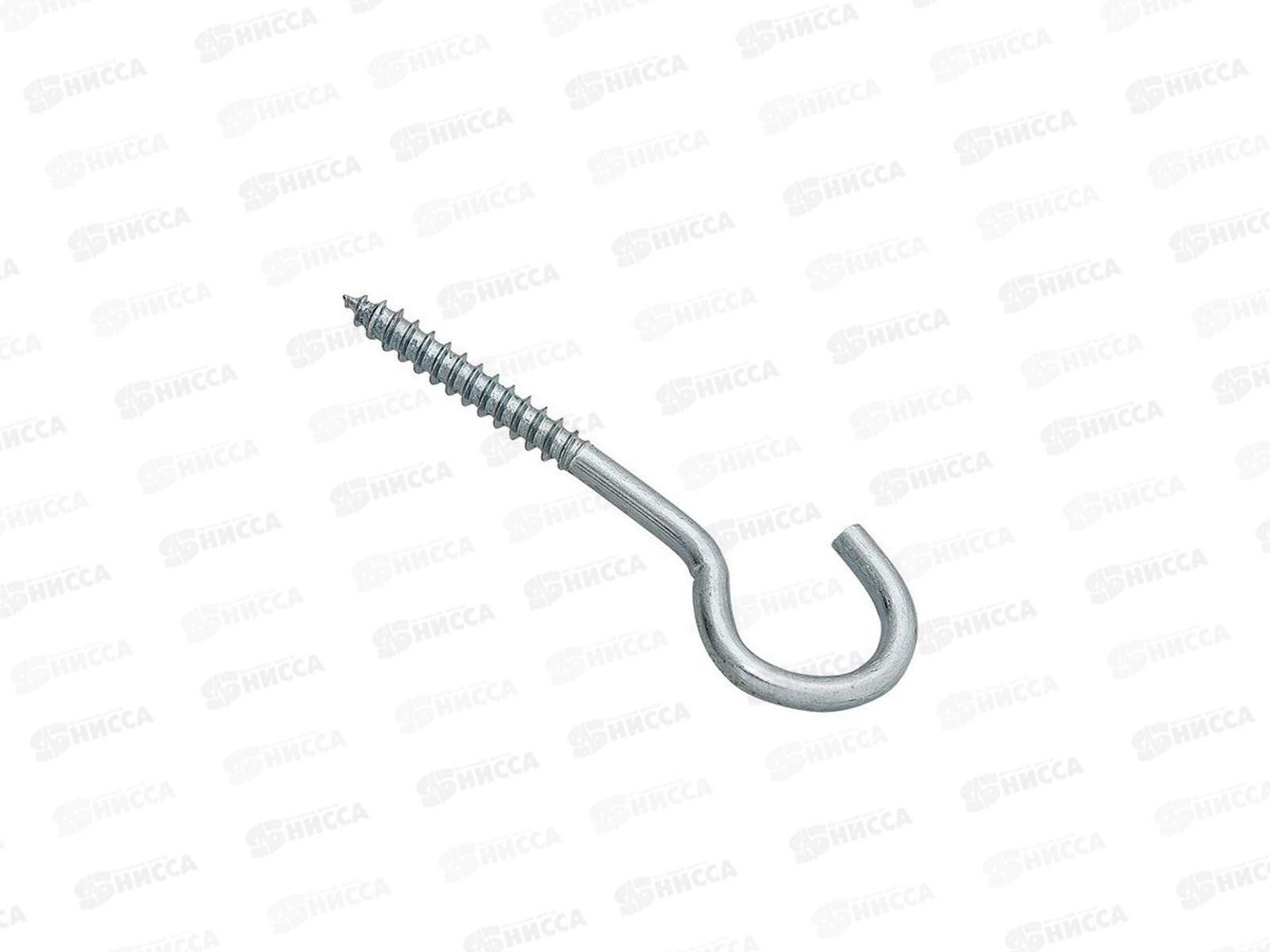 Шуруп-полукольцо 8,0x70 (белый цинк 1шт)  *60