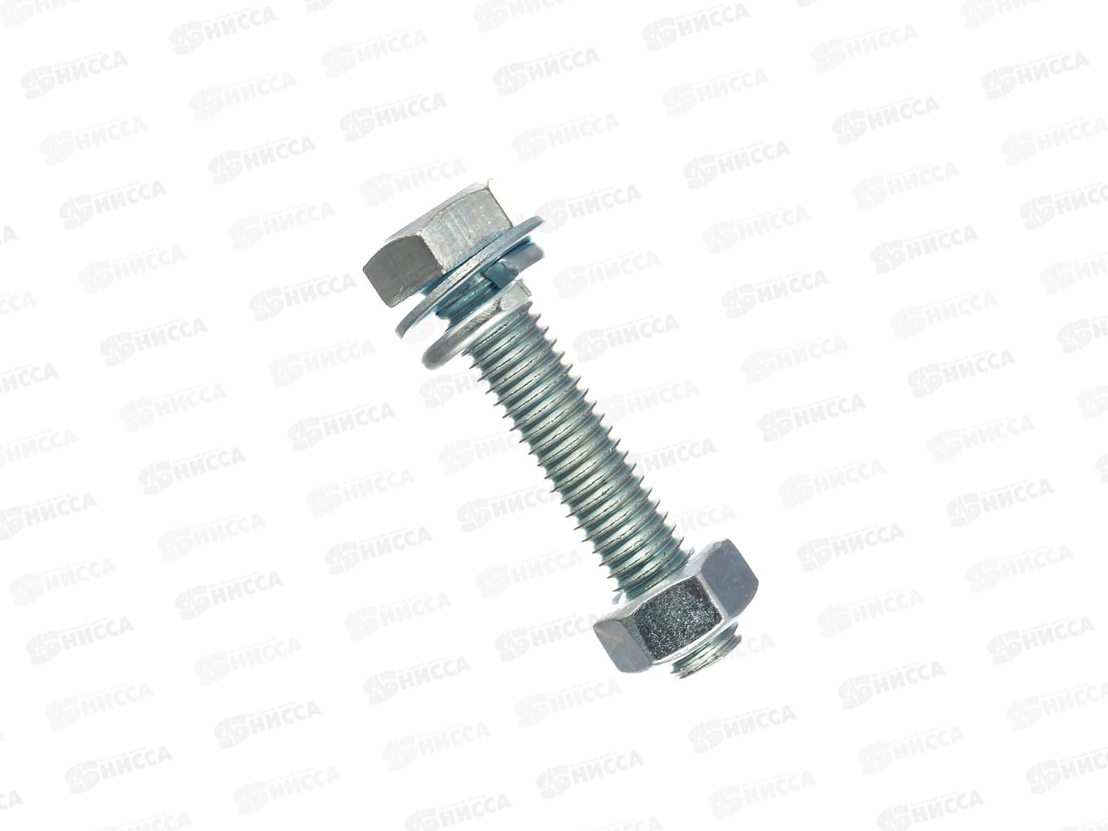 Болты DIN 933 М 8x 40 с гайками и шайбами (белый цинк 4шт)  *30