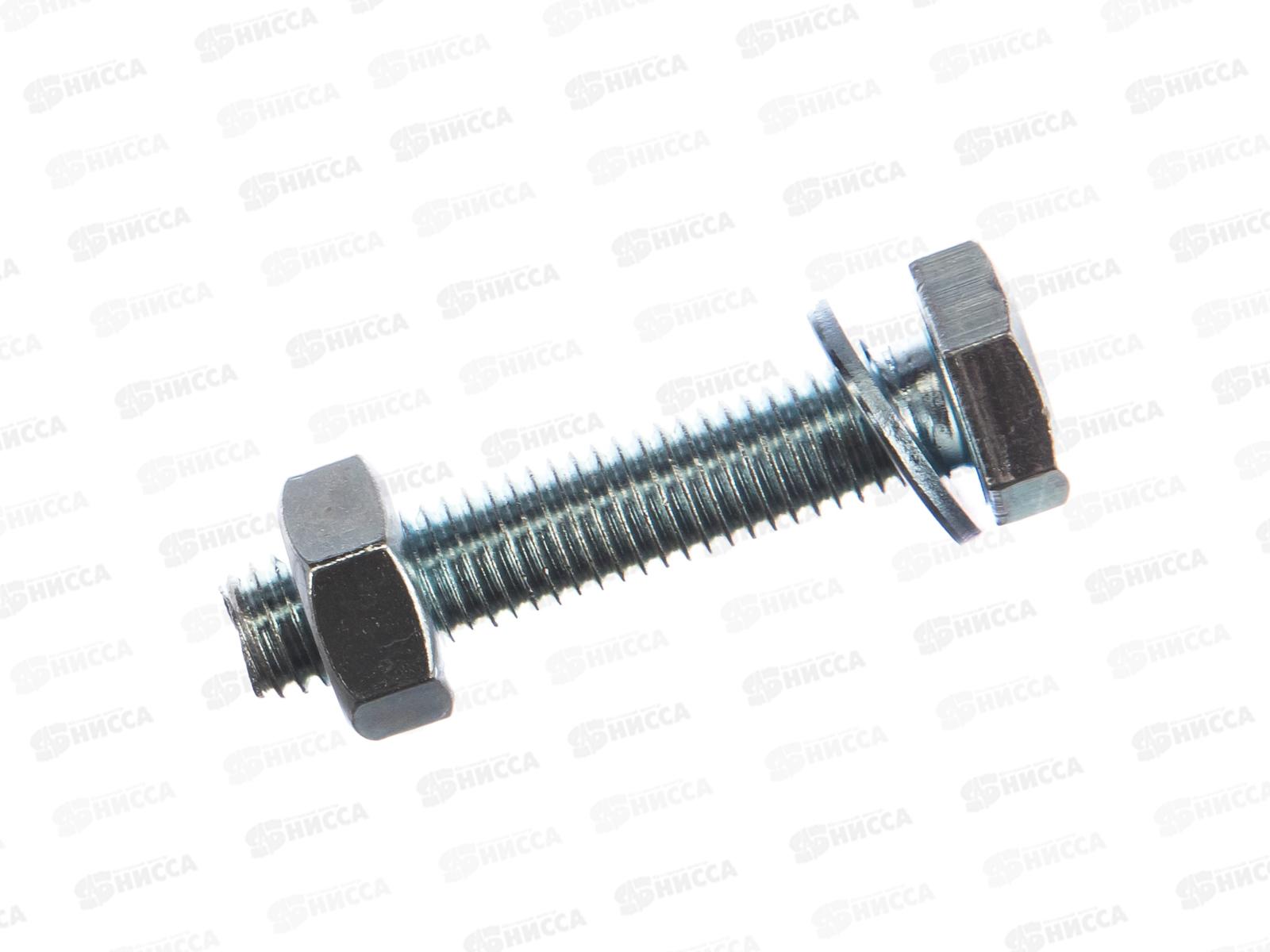 Болты DIN 933 М10x50 с гайками и шайбами (белый цинк 2шт)  *40