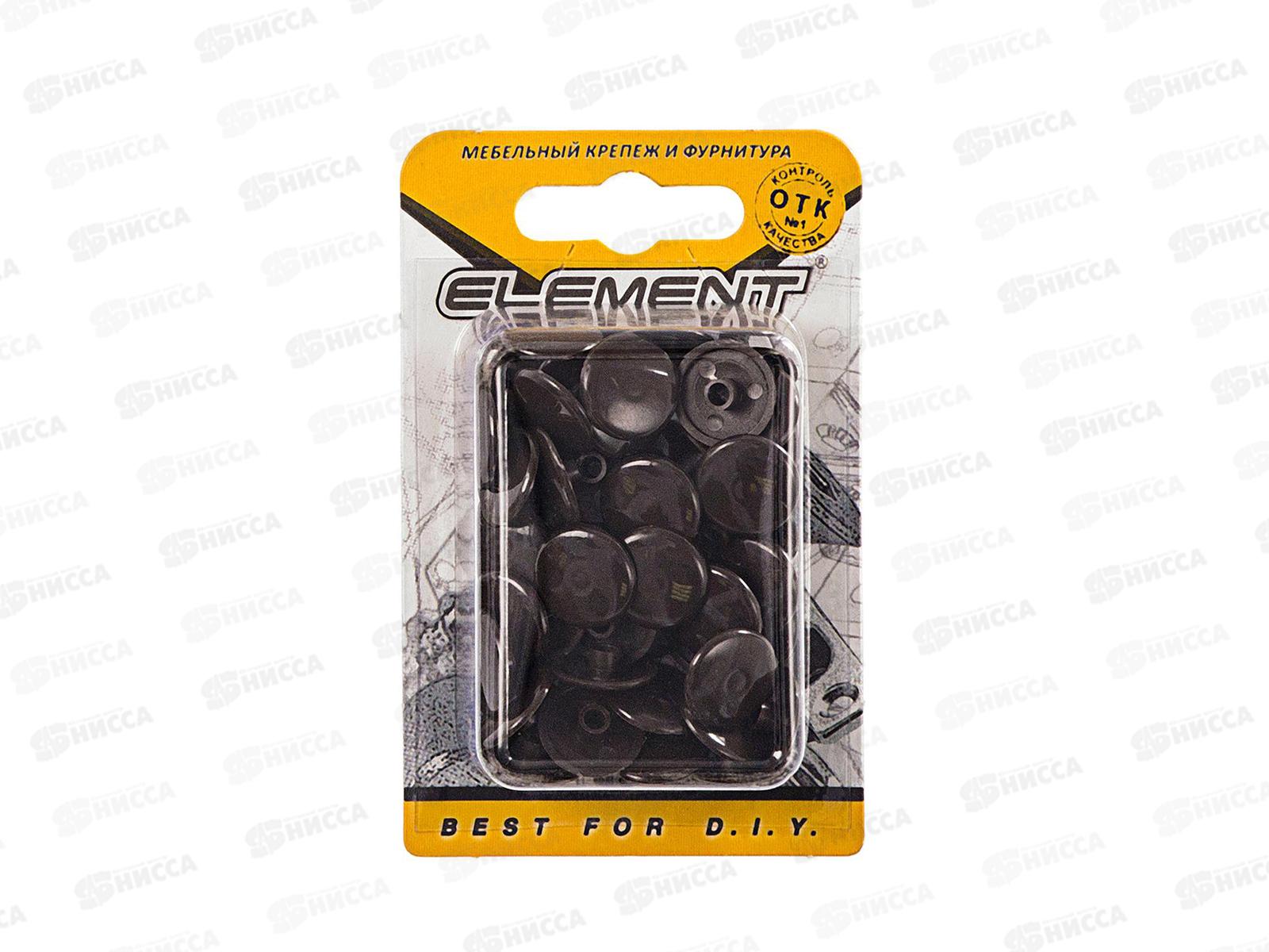 Заглушки на мебельную стяжку 7мм (темно коричневый 50шт)