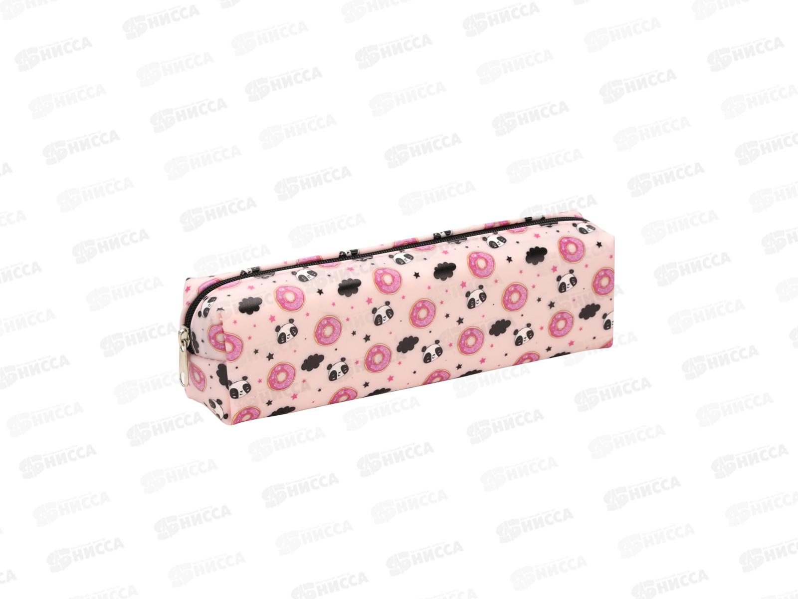 Пенал-косм. КОКОС &quotPanda&quot, силик., 20*5*4см, прямоуг.  214375