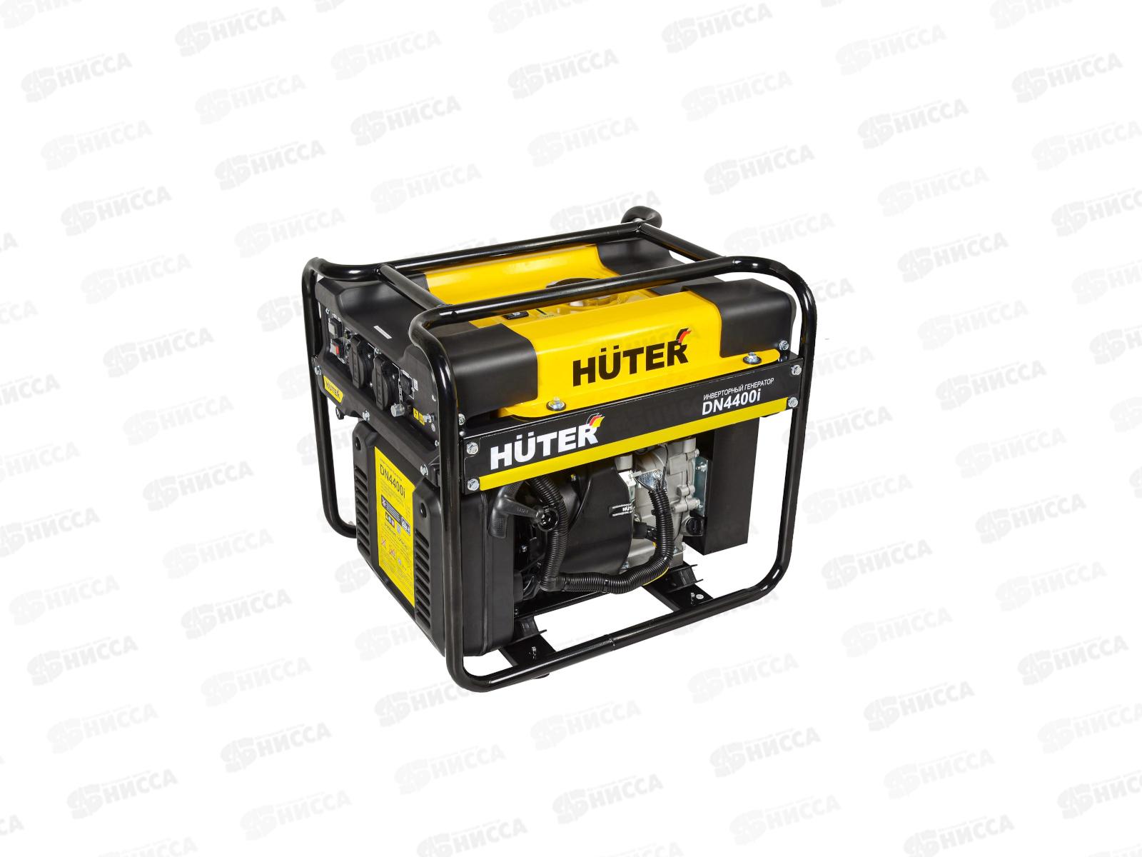 Генератор бензиновый 3300Вт однофазный, инверторный, 4T, Huter DN4400i