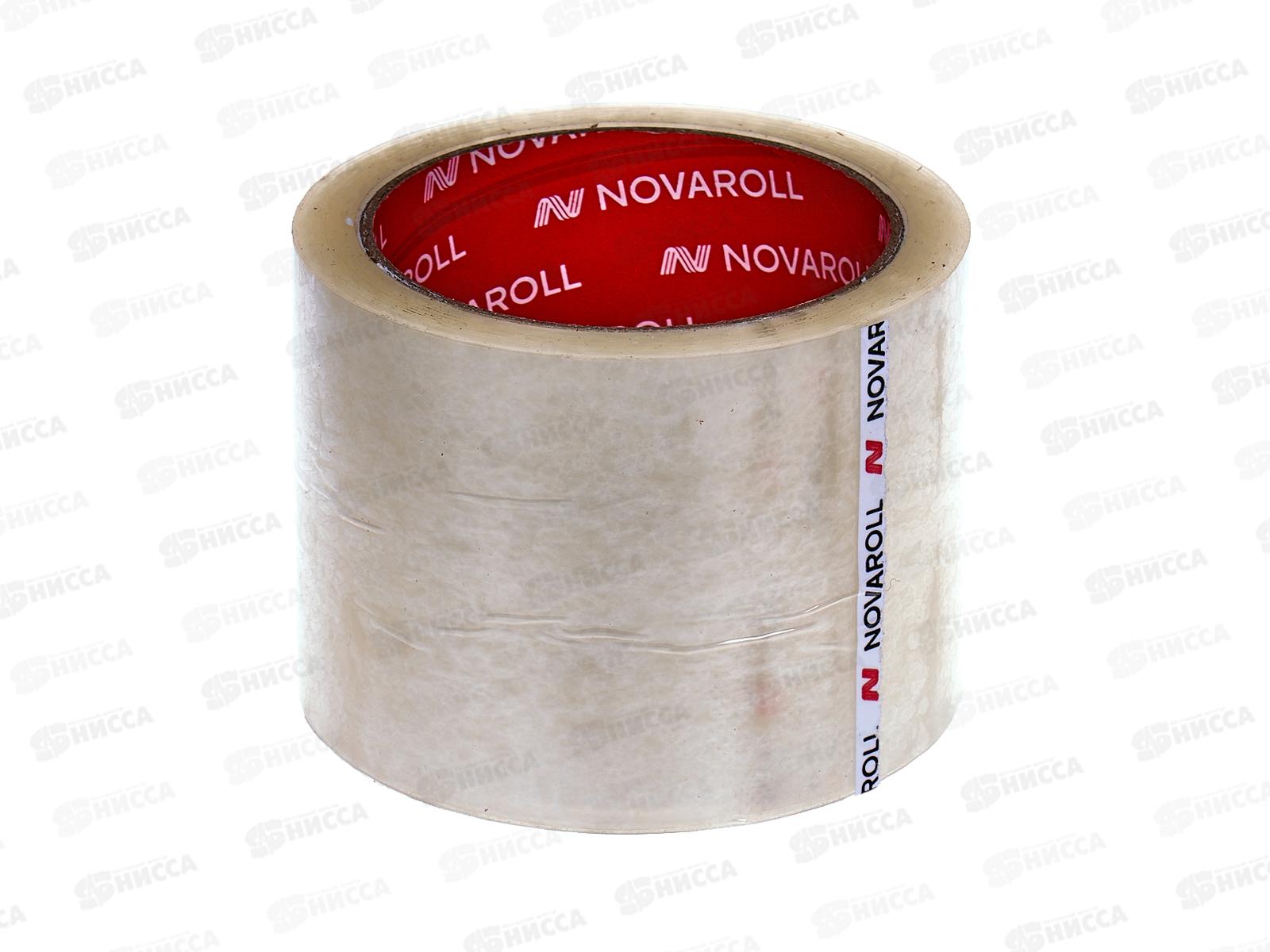 Скотч 75*66м прозрачный НОВА РОЛЛ 203 40мкм, 0120-394X *6/24