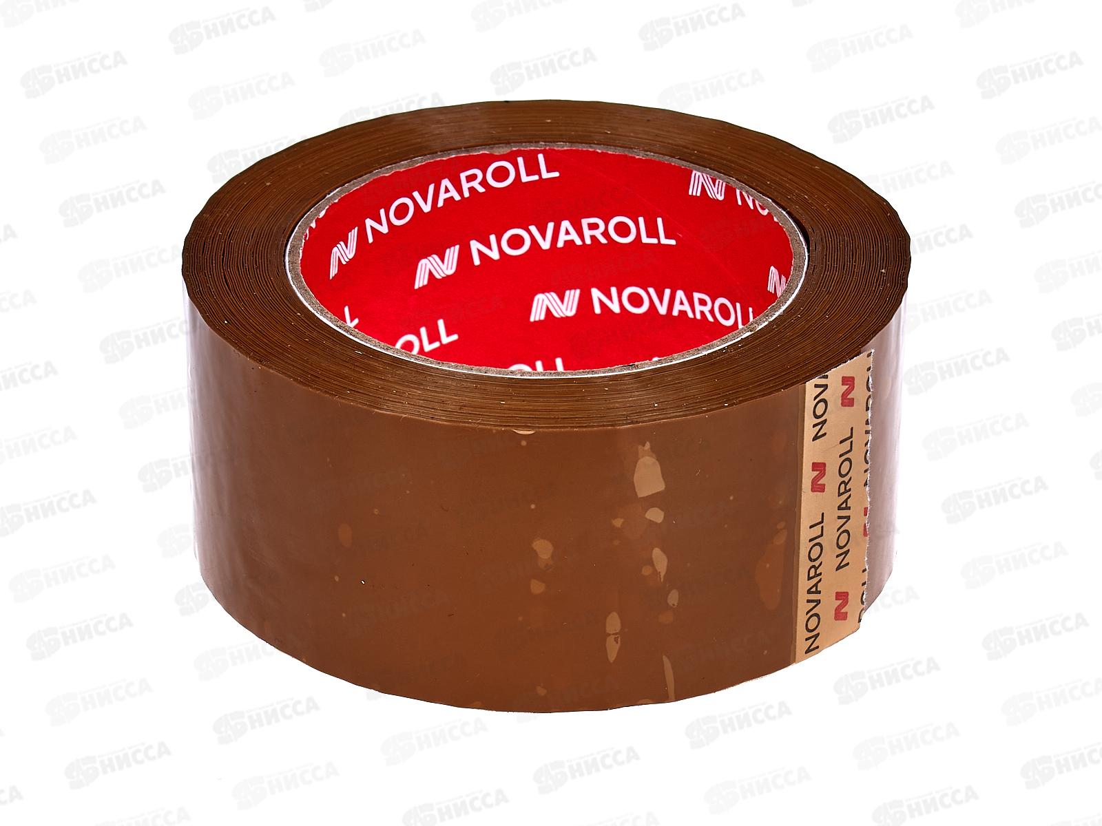 Скотч 48*120м коричневый НОВА РОЛЛ 38мкм, 0120-245X *6/24