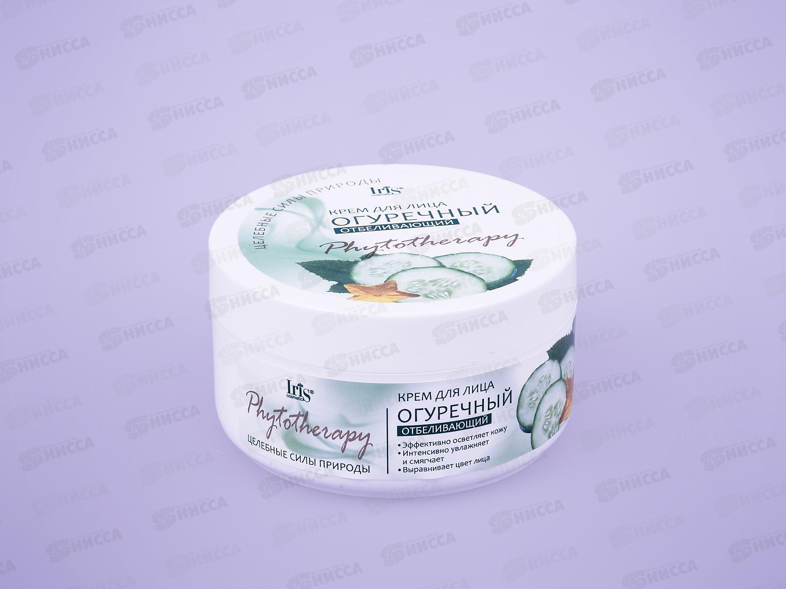 IRIS PHYTOTHERAPY Крем для лица Огуречный 180мл *18