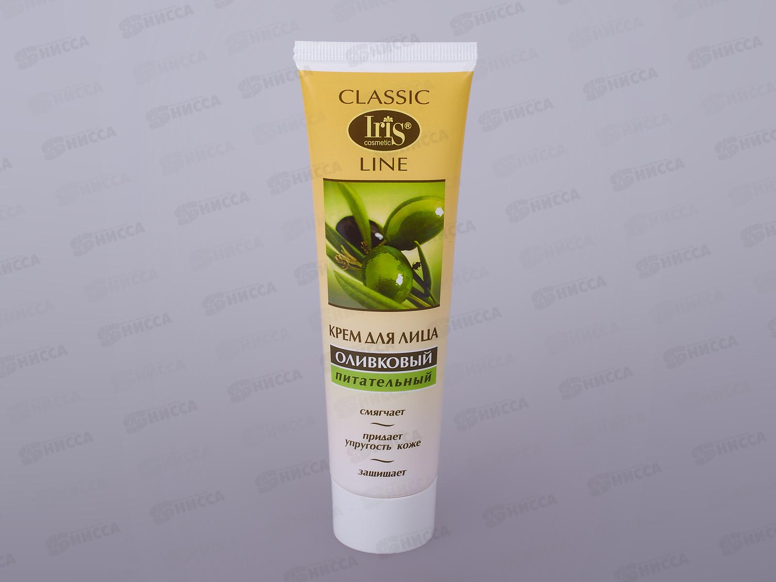 IRIS CLASSIC LINE Крем для лица Оливковый 100мл *40