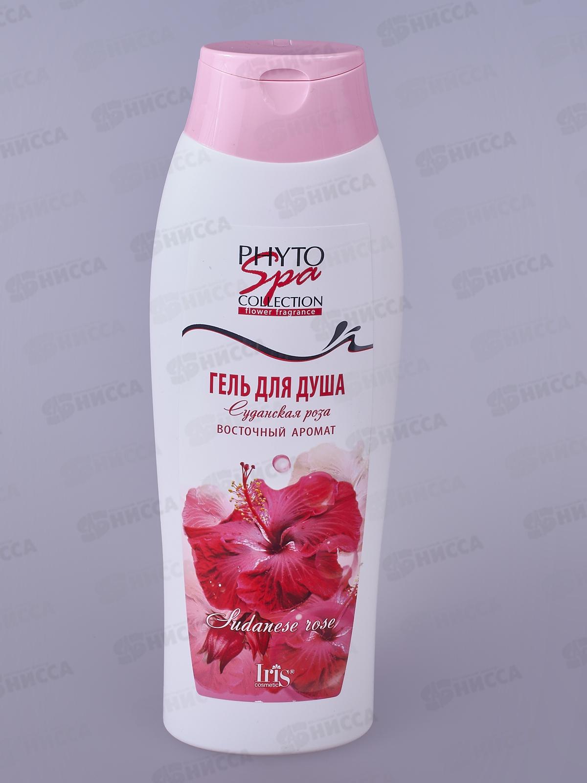 IRIS Phyto Spa Fragrance Гель для душа Суданская роза 400мл *12