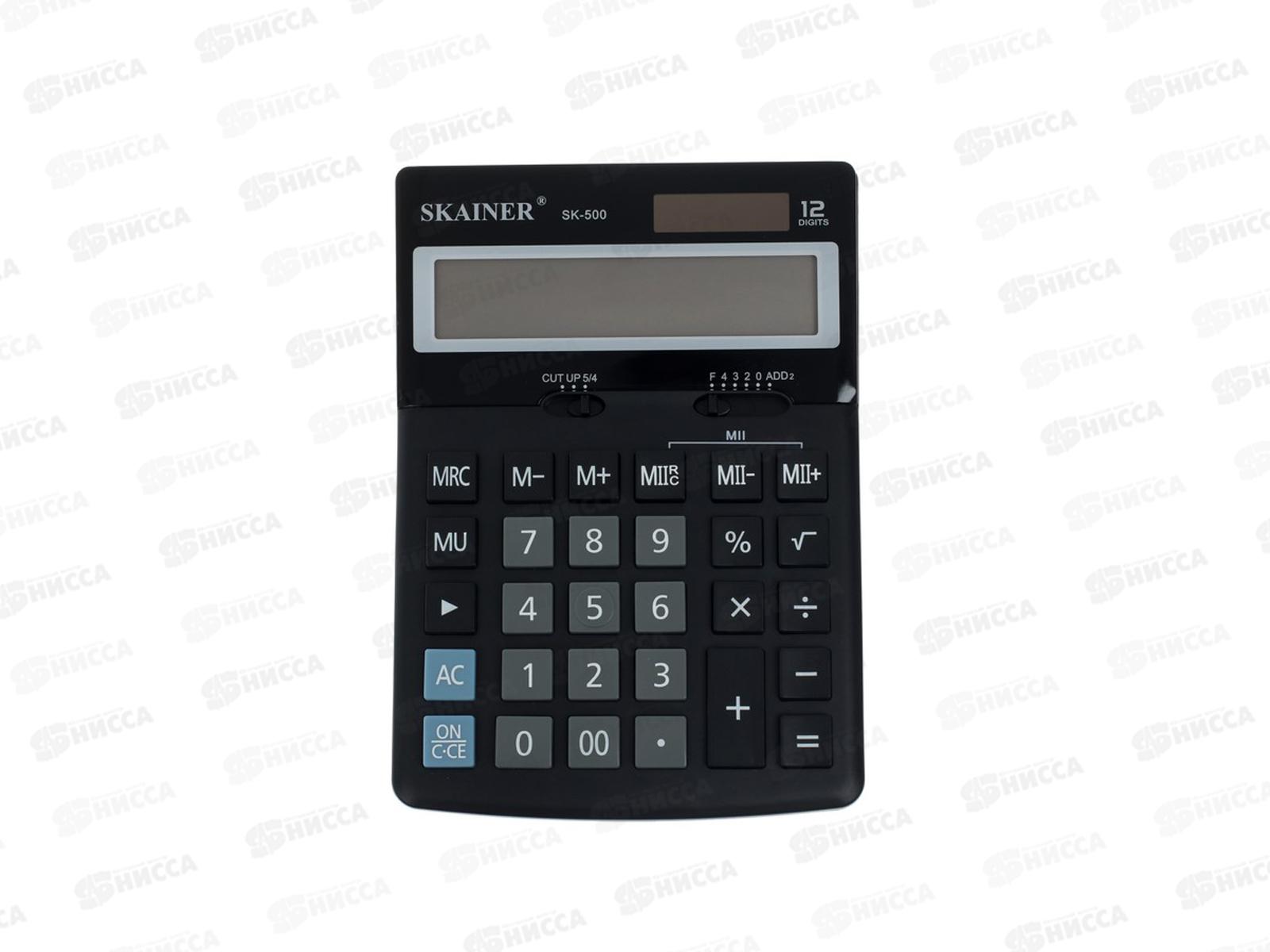 Калькулятор SKAINER SK-500 12 разрядный , средний настольный *60