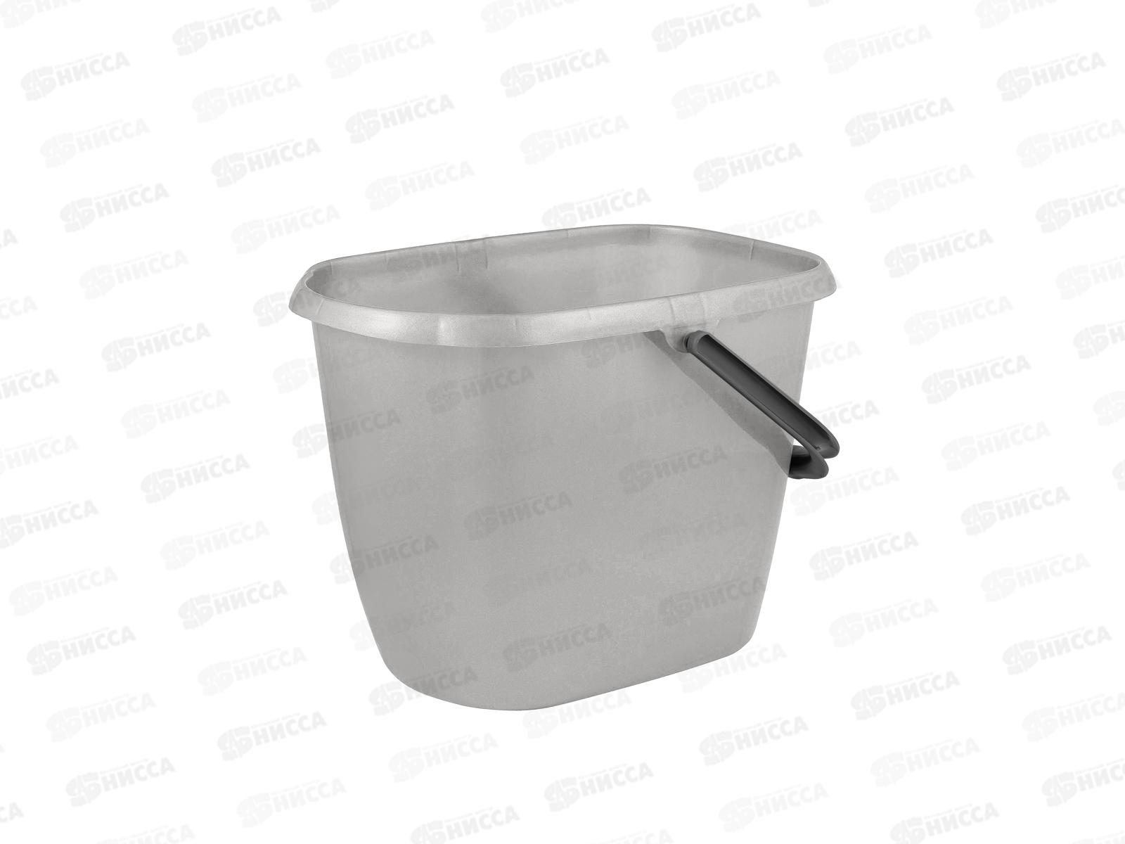 Ведро 13л &quotEtna&quot прямоугольное серый 221218935/03