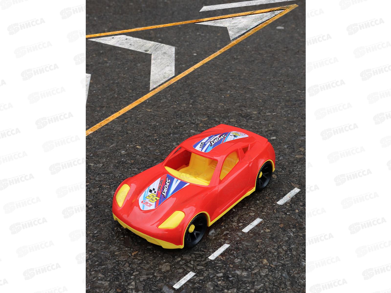 Машина Turbo &quotV&quot красная 18,5см, И-5850  *30