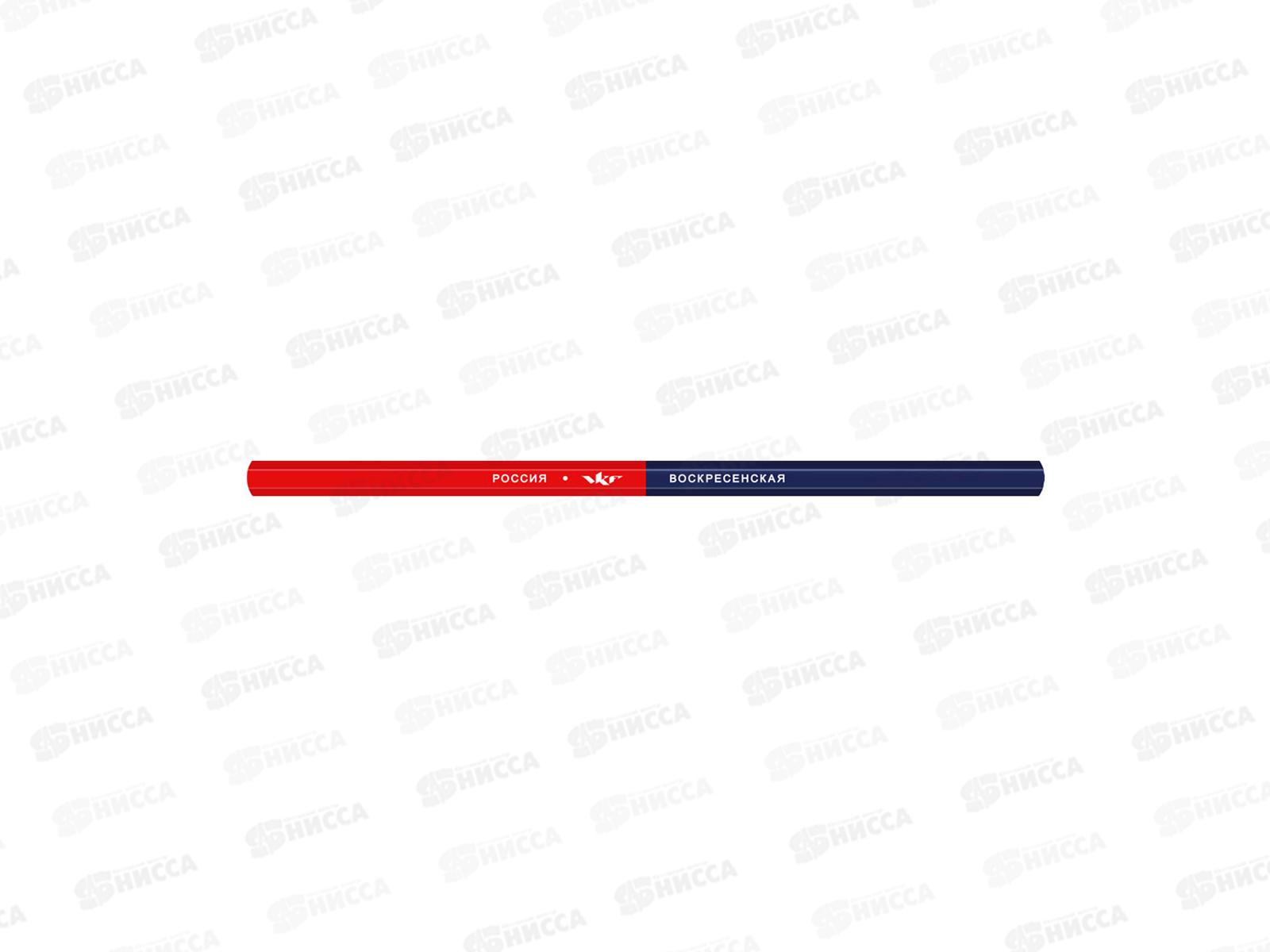 Карандаш строит.. ВКФ двухцветный (красно-синий) 1Р-1390*25/300