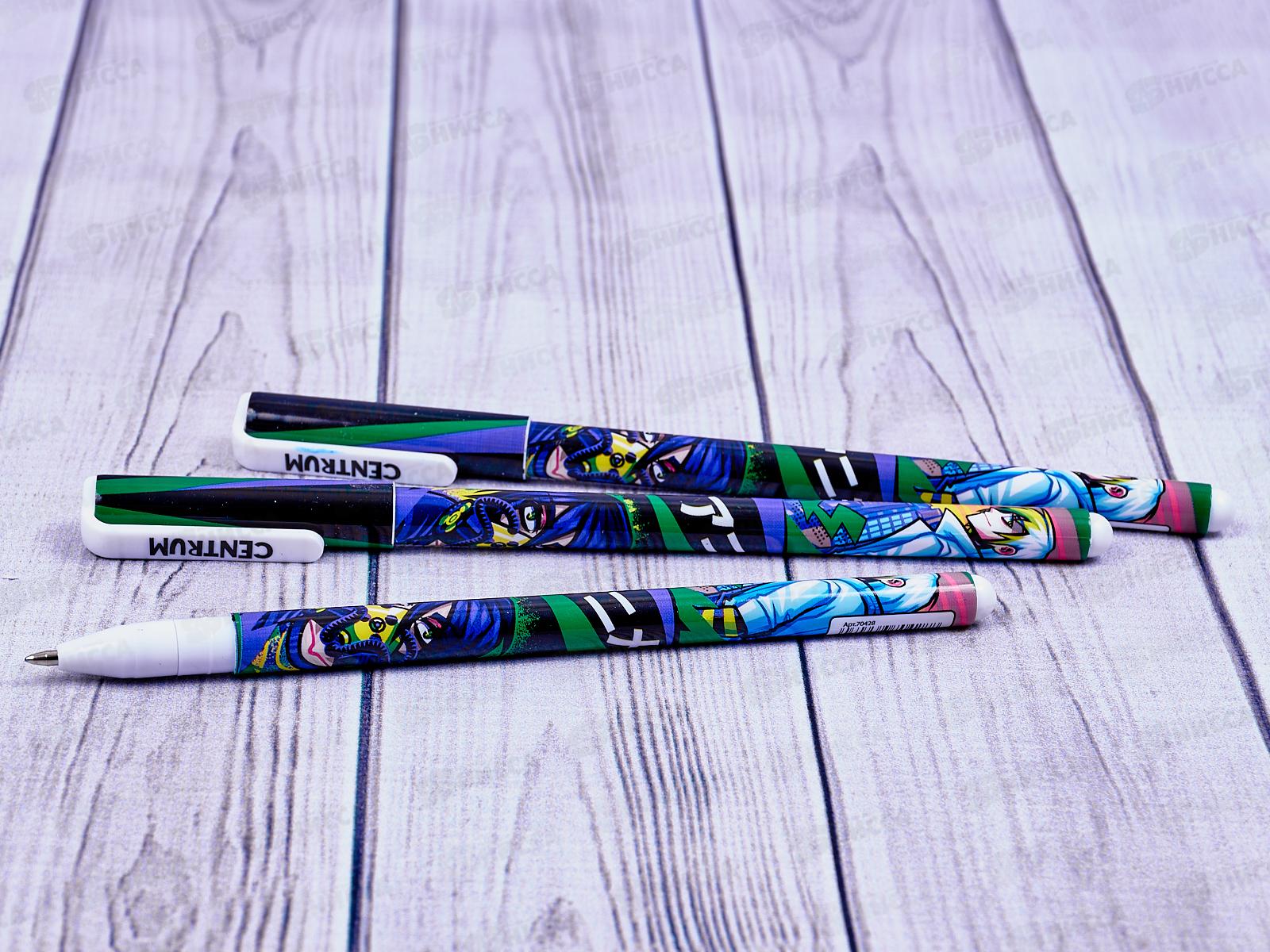 Ручка гелевая  CENTRUM Аниме,синяя, 0,5мм, 70428 *20