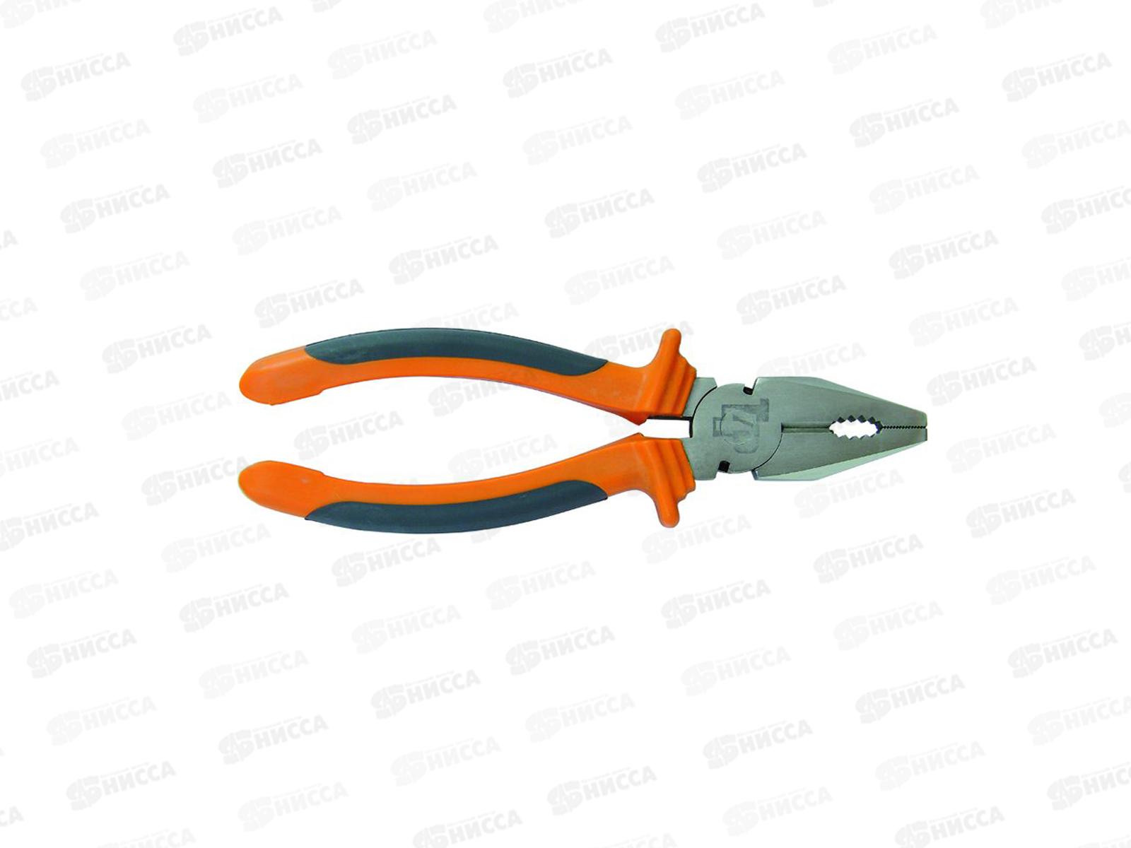 Плоскогубцы двухкомпонентная рукоятка 160мм  TOOLBERG, 3501001  *6/60