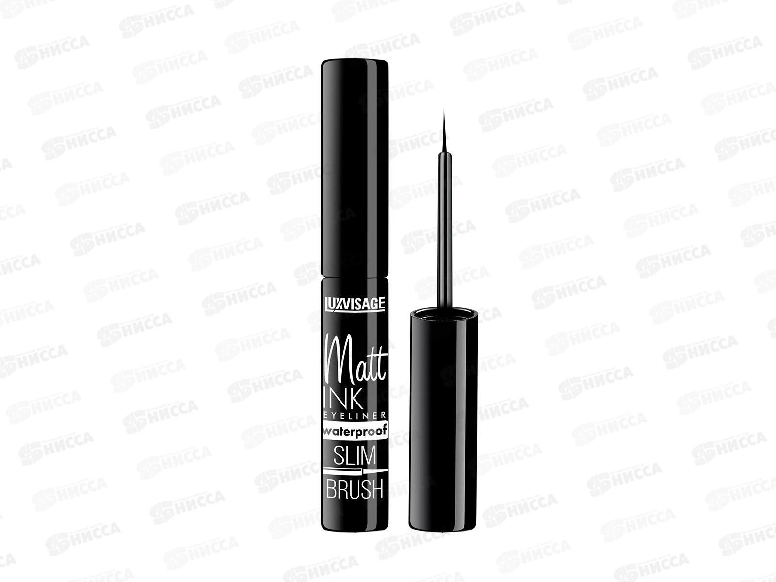 LUXVISAGE Подводка для глаз Matt INK waterproof *6