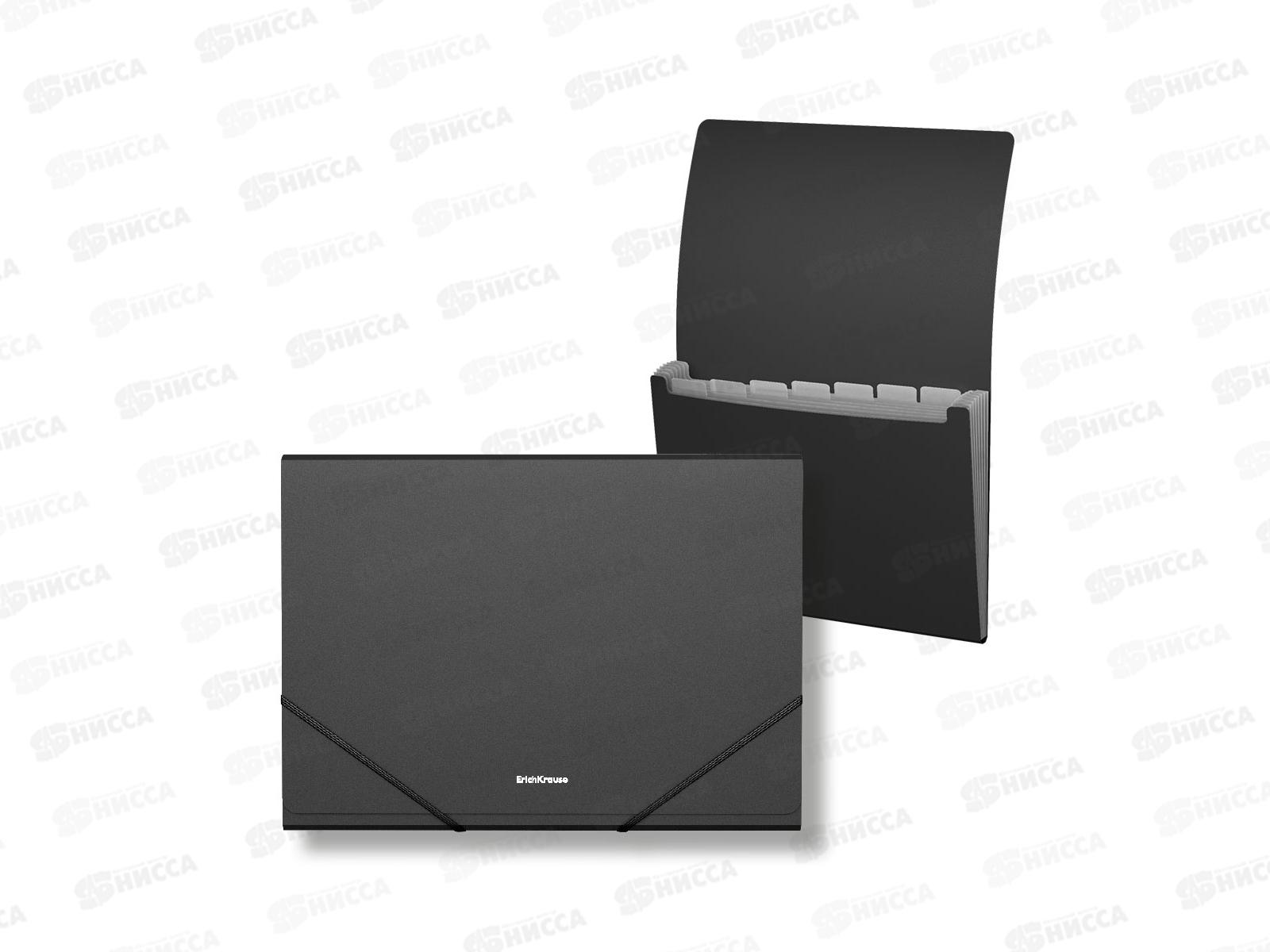 Папка-картотека А4  EK Matt Classic 6 отделов в ассортименте. 50414