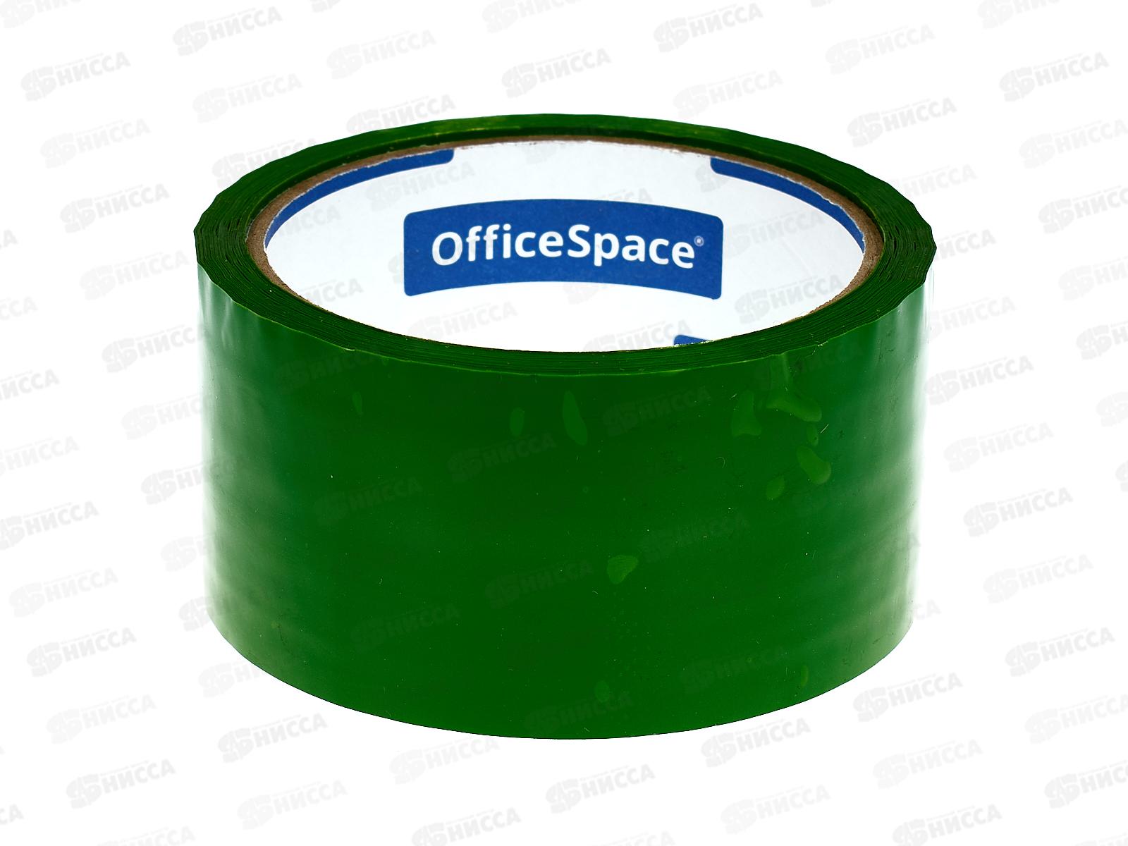 Скотч 48*40м OfficeSpace зеленый, 45мкм,6287 *6/36
