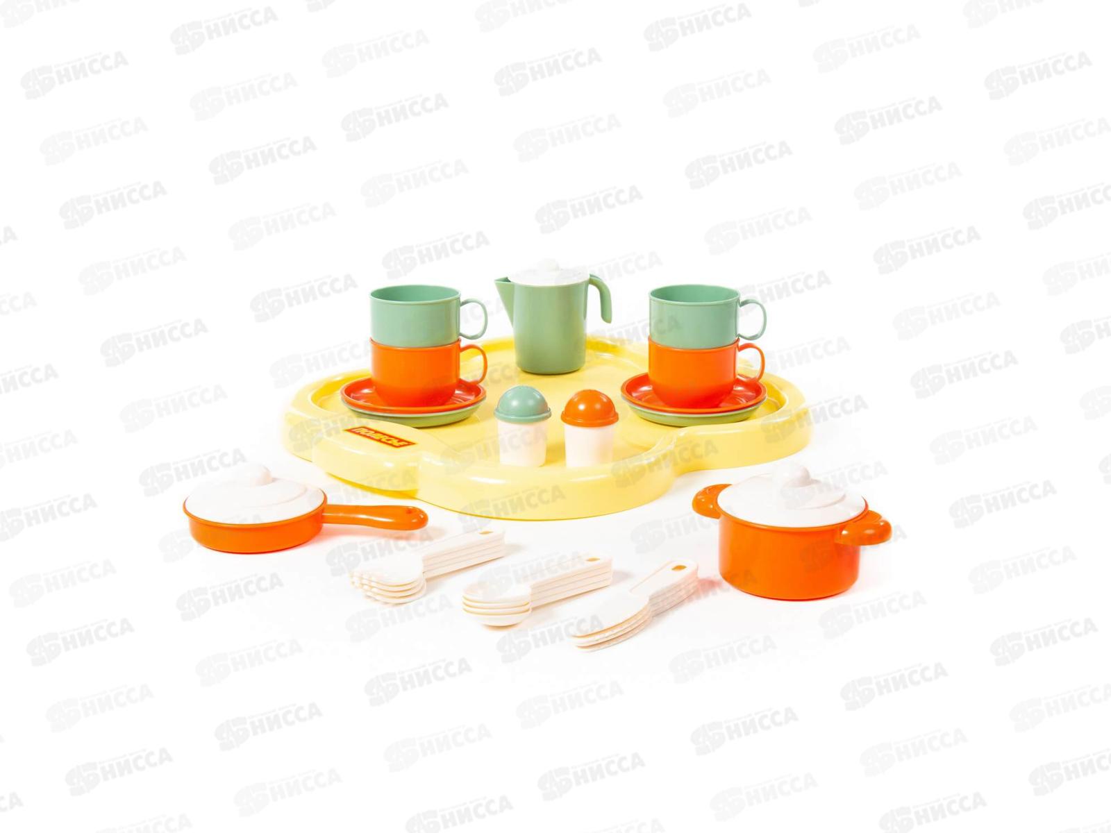 Набор посуды &quotЯнина&quot с подносом на 4 персоны 4060 *4