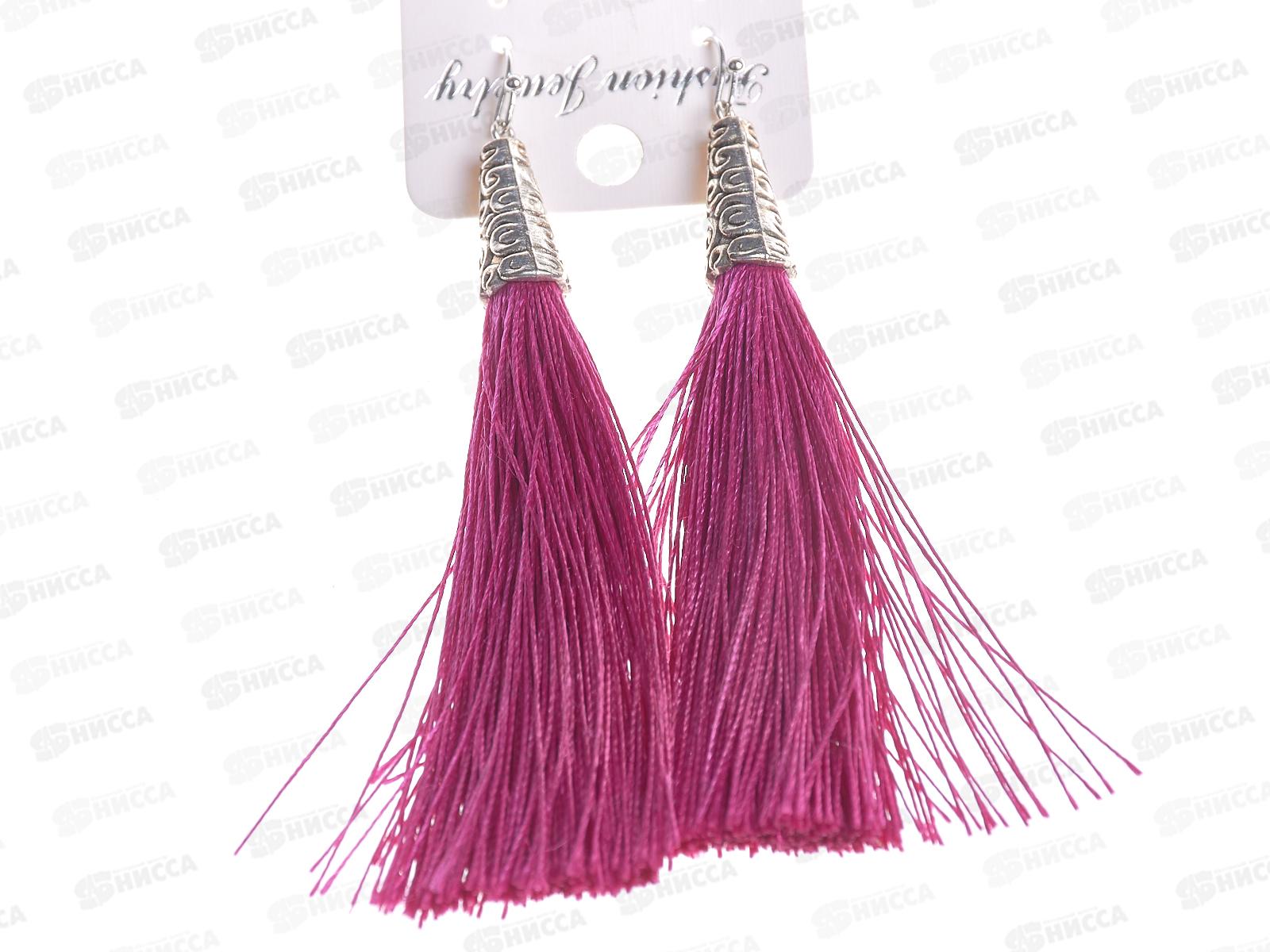 Серьги-кисточки цветные в асс. №45