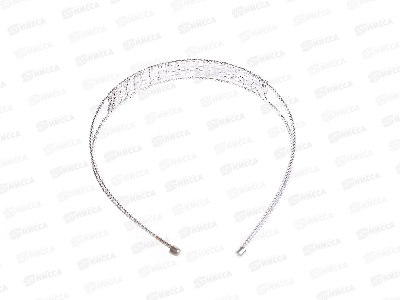 Ободок металл со страз.4ряда