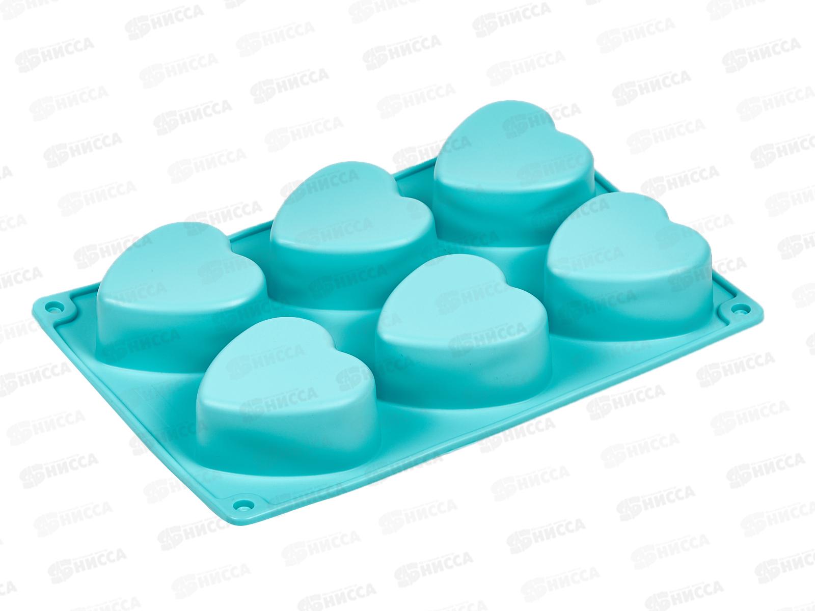 Форма  для выпечки силиконовая  Сердца YK036 (030061)  Ж