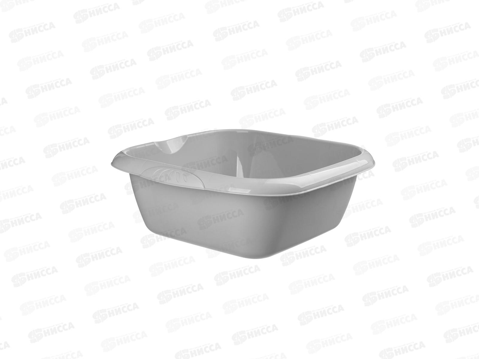 Таз 6л квадратный &quotEtna" унивсальный  Серый 221221535/03