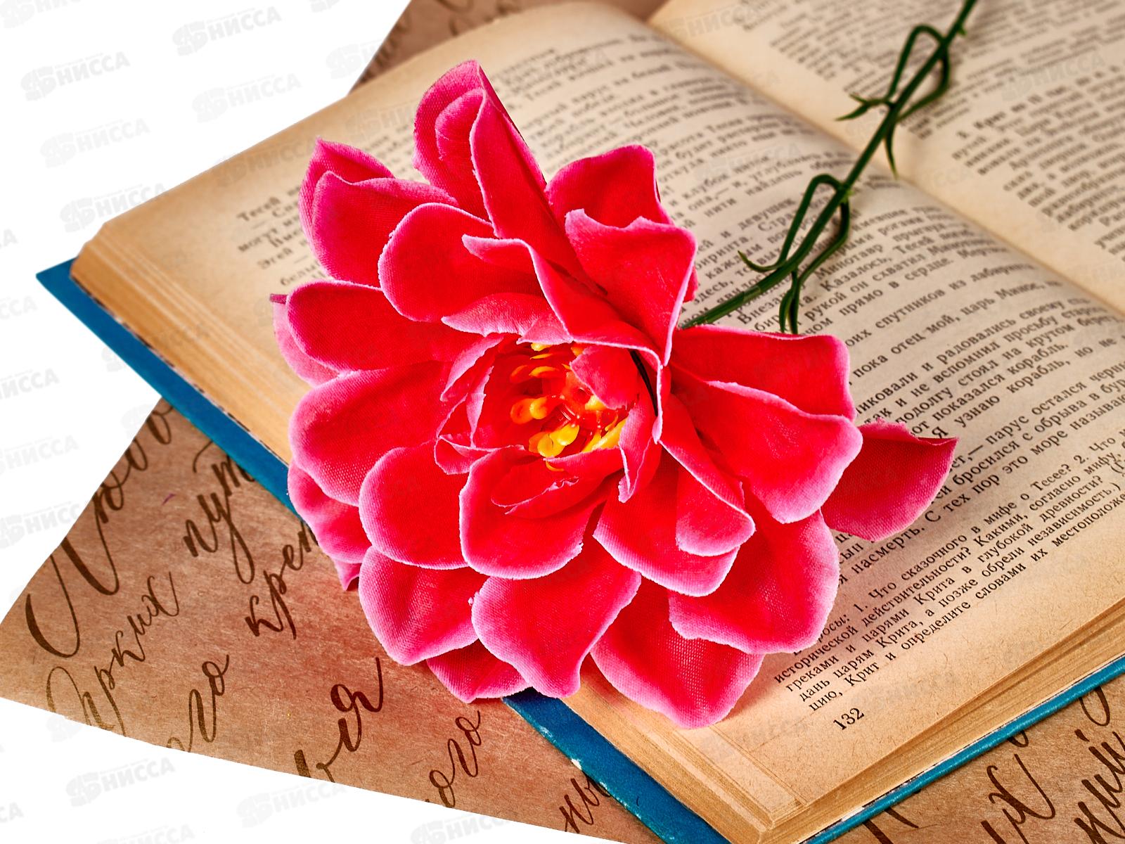 Цветы искусственные 40см георгин №25 *40/35/315