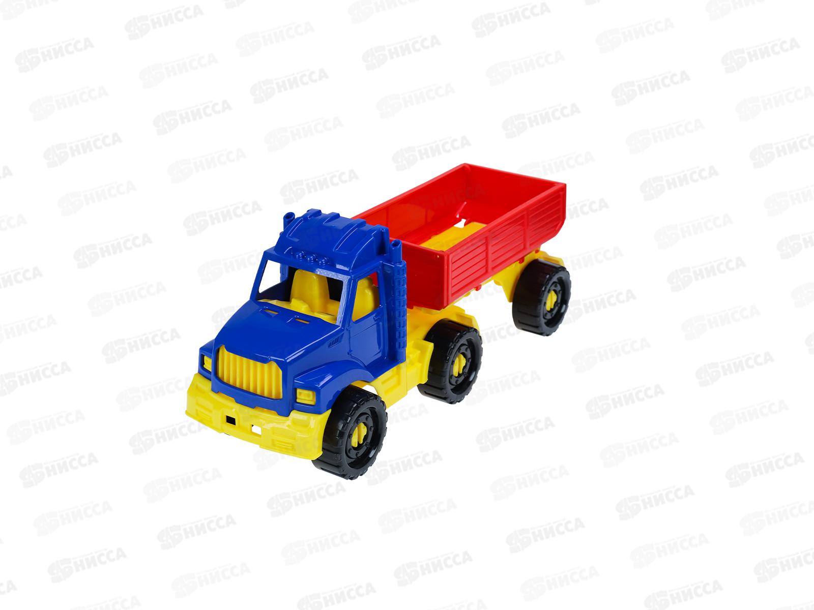 Машинка Тягач &quotБизон&quot бортовой с прицепом Классический, И-5113 *20