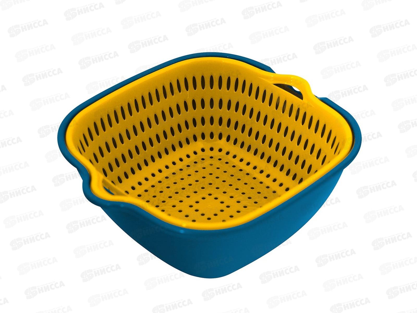 Дуршлаг с миской Дабл VL11-121