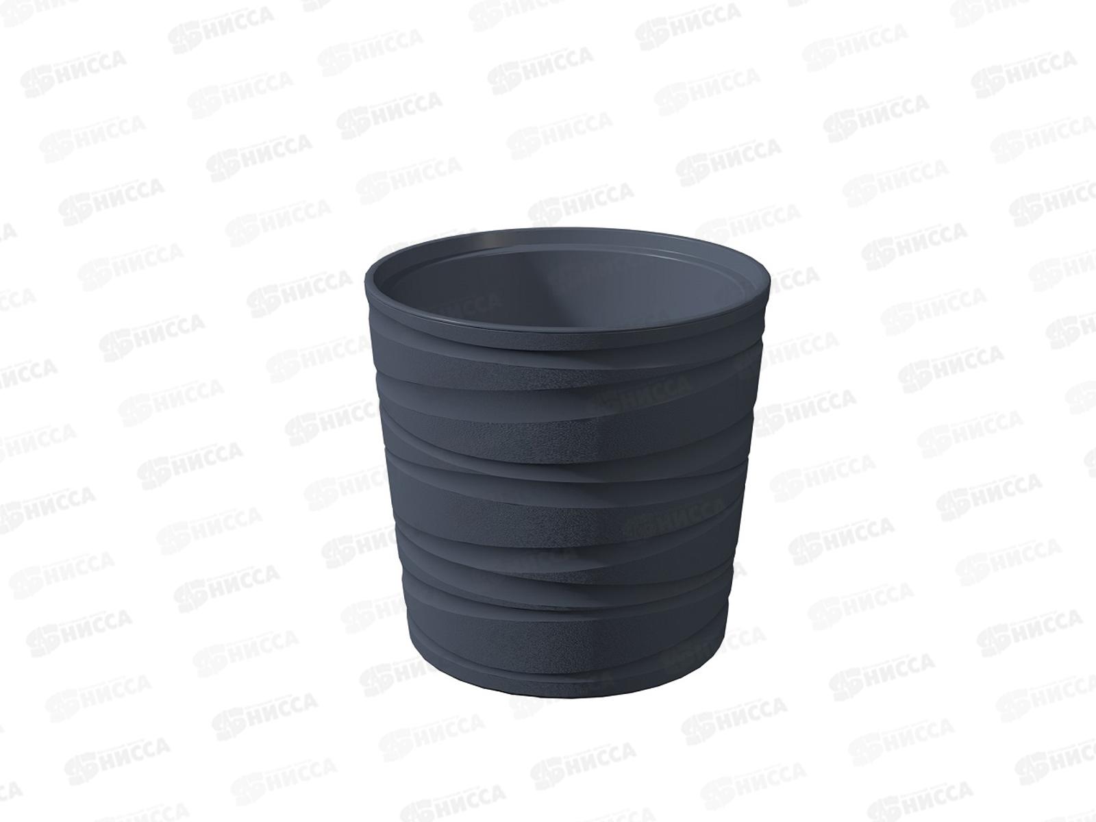 Кашпо &quotМодерн Медиум&quot 15л Антрацит КШ-9538