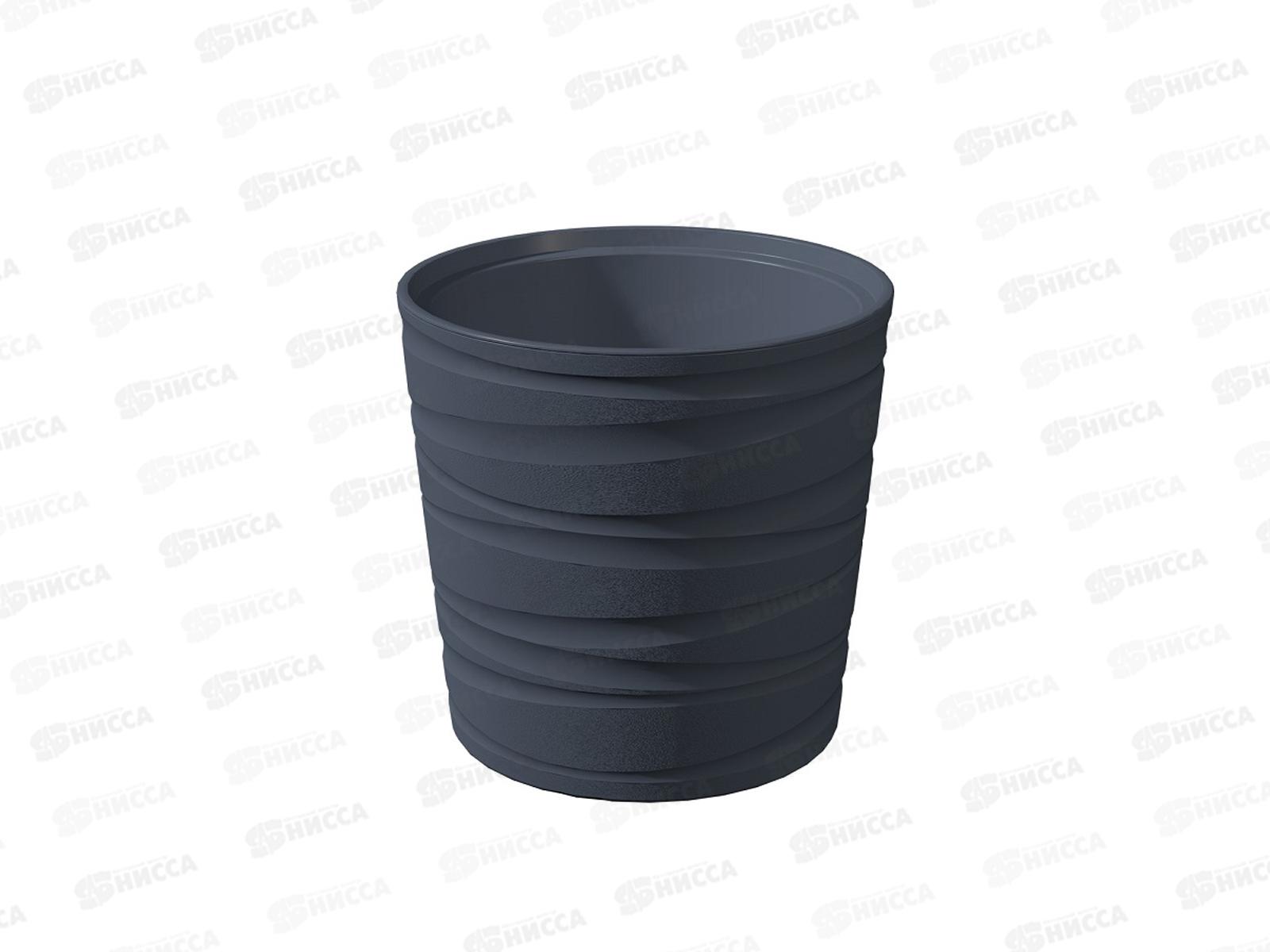 Кашпо &quotМодерн Мини&quot 8л Антрацит КШ-9544