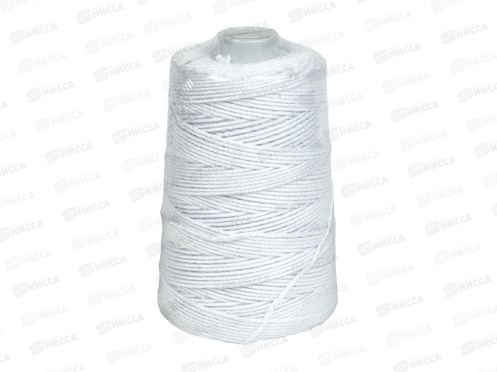 Нить для сшивания документов 1000м полиэф.белый, 640ЛШ *12