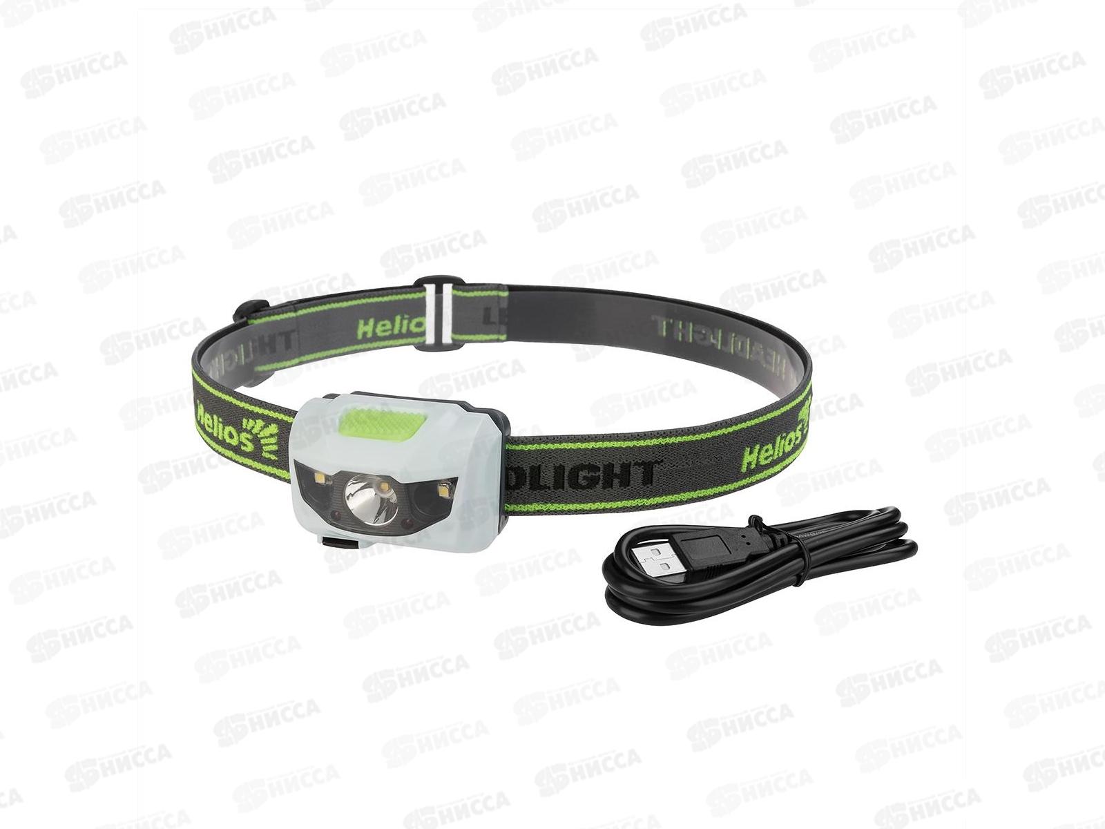 Фонарь налобный HS-FN-3155-USB Helios 173375