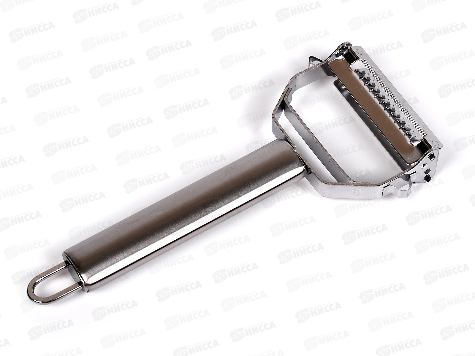 Овощечистка ручная 3в1 слайсер для чистки металл (061188)  Ж