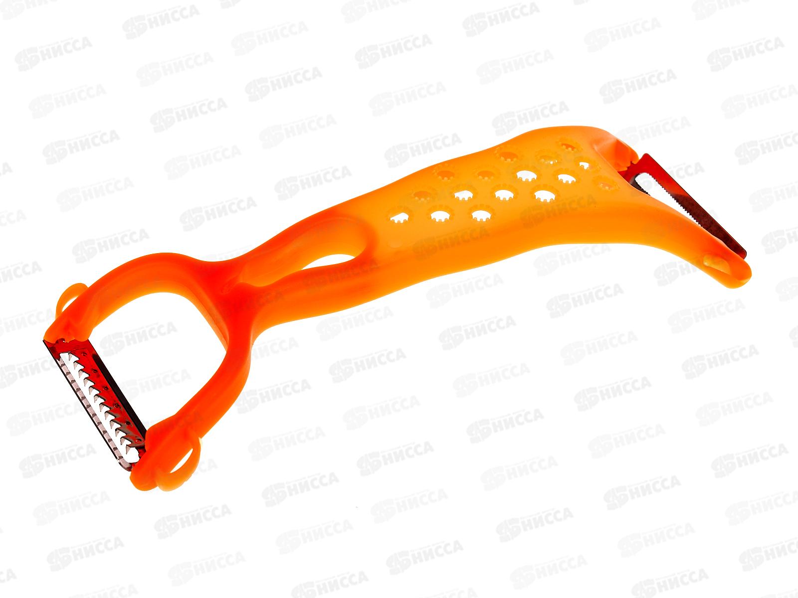 Овощечистка-рыбочистка 3в1 пластик+металл (034979)  Ж