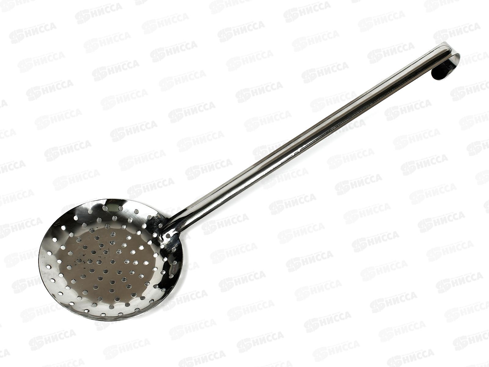 Шумовка Профессиональная цельнотянутая 40см Д14см 0048