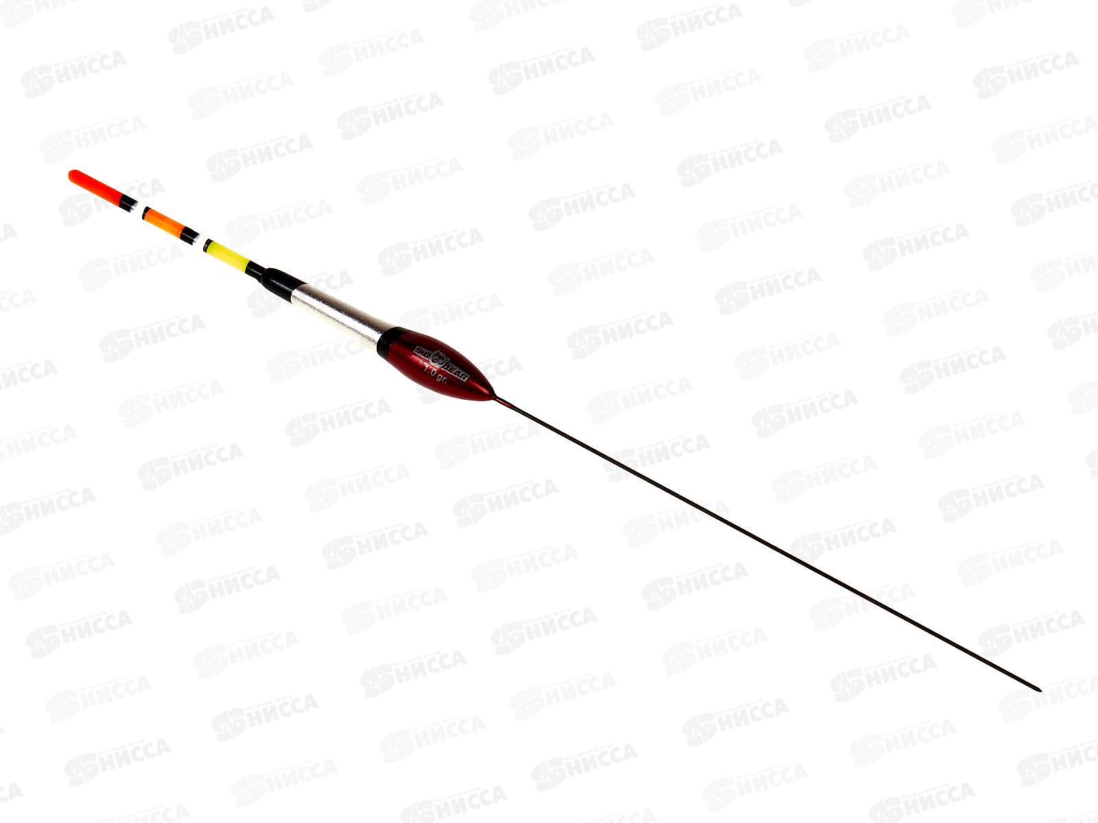 Поплавок SIBBEAR бальса цветная антенка 1г серебряно-красный 5035 010 *1/10