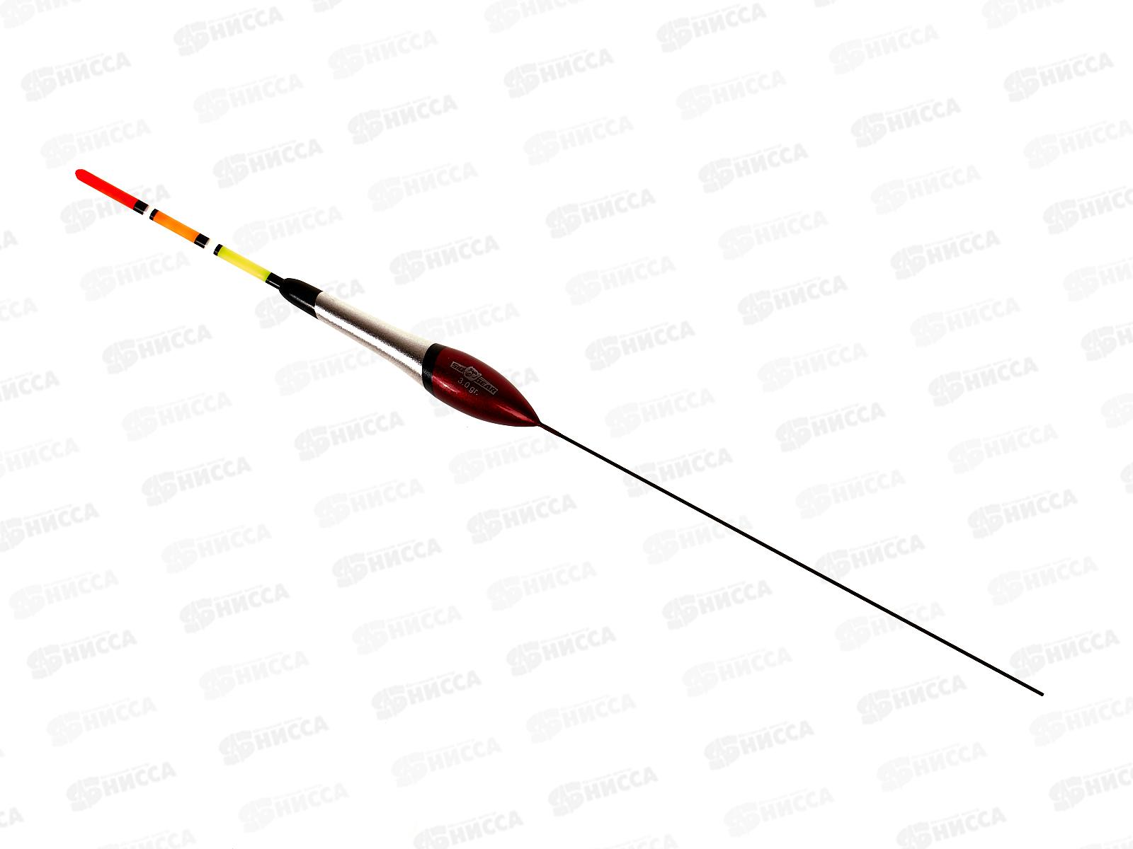 Поплавок SIBBEAR бальса цветная антенка 3г серебряно-красный 5035 030 *1/10