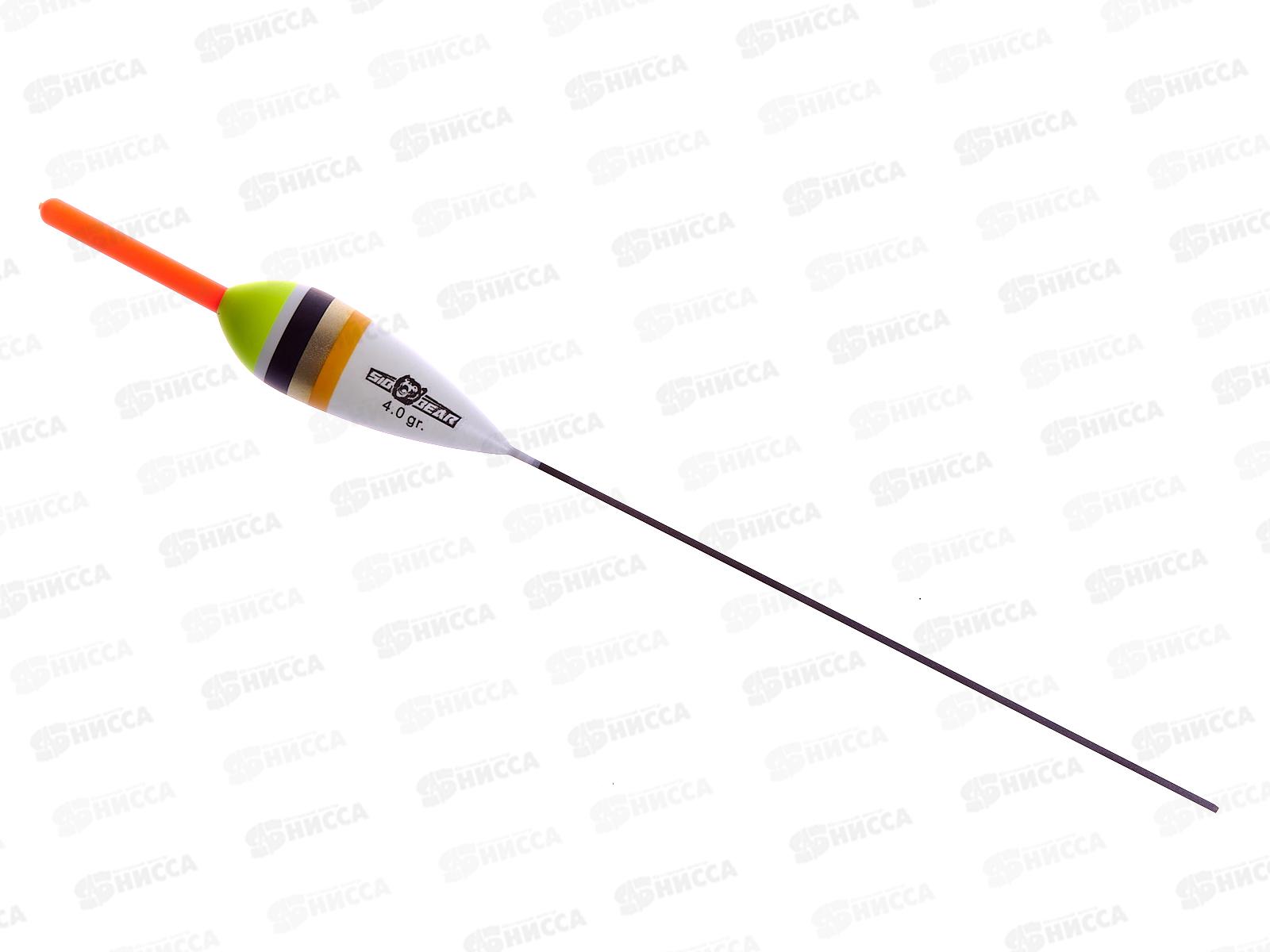 Поплавок SIBBEAR бальса съемная антена 4г белый 1176 040 *1/10