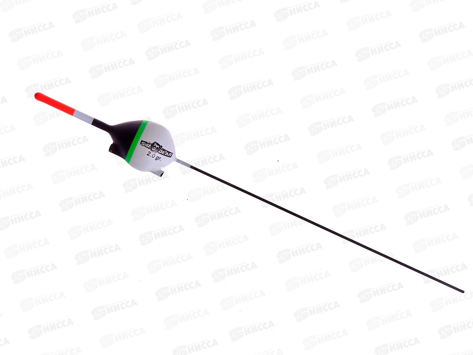 Поплавок SIBBEAR бальса скользящий цв антена белый 2г 9009 020 *1/10