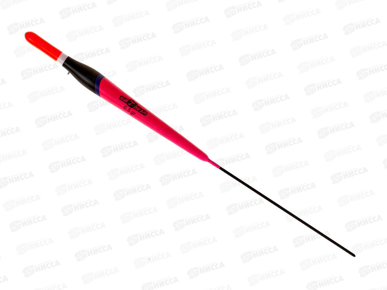 Поплавок SIBBEAR бальса красная антена 0,5г розовый 8072 005 *1/10