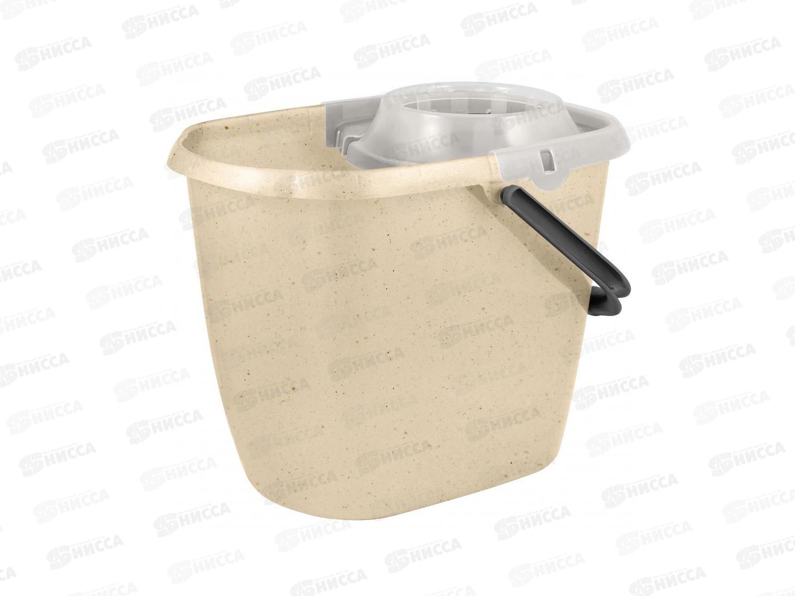 Ведро 13л &quotMalta&quot прямоугольное с отжимом МОП 221210027/04