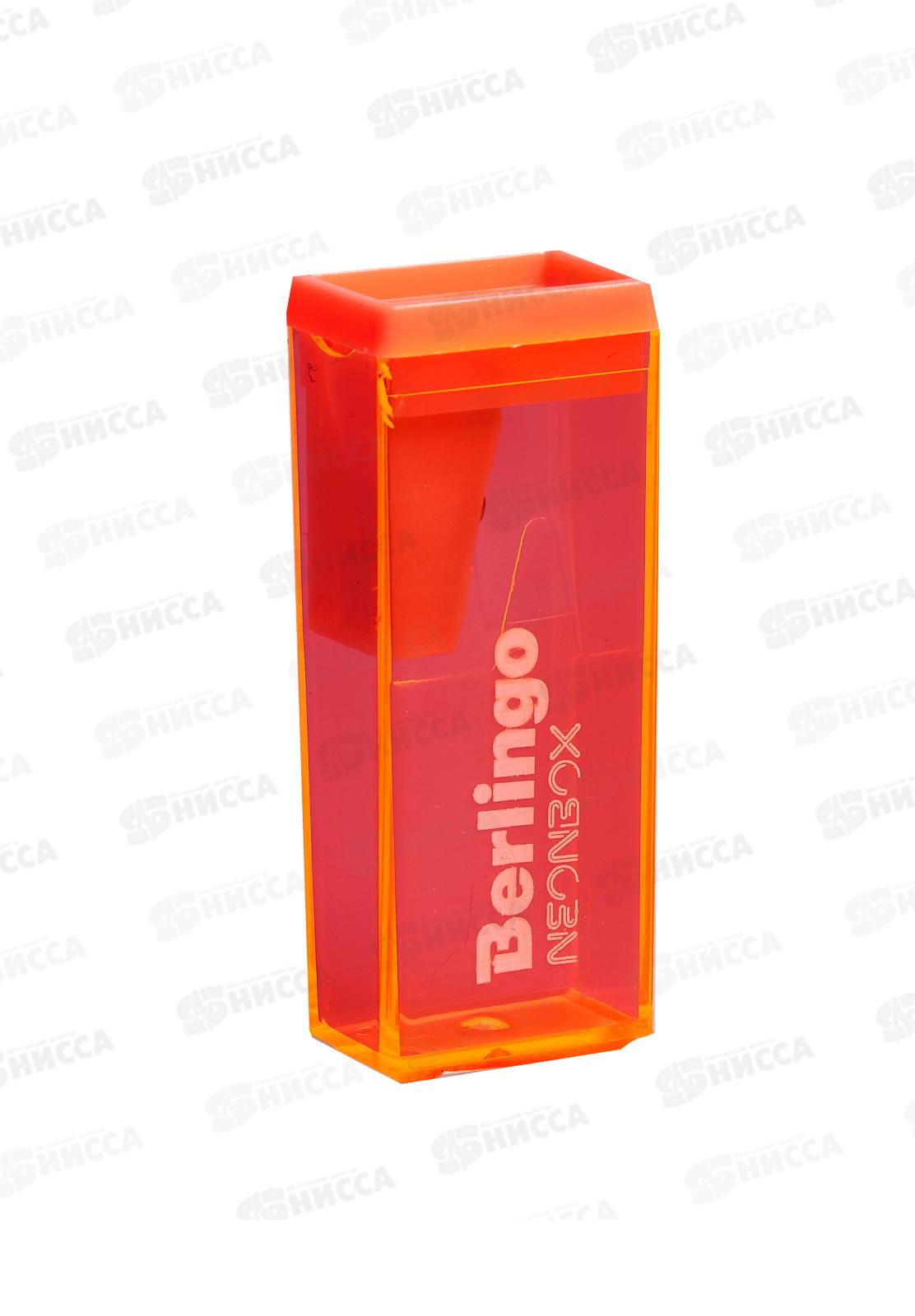 Точилка Berlingo NeonBox 1отв.асс, 15008*24/144