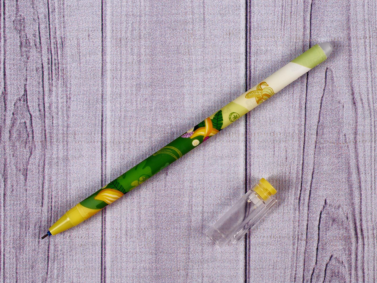 Ручка пишет-стирает MAZARI Bright fruits син.,М-5472В-70*12