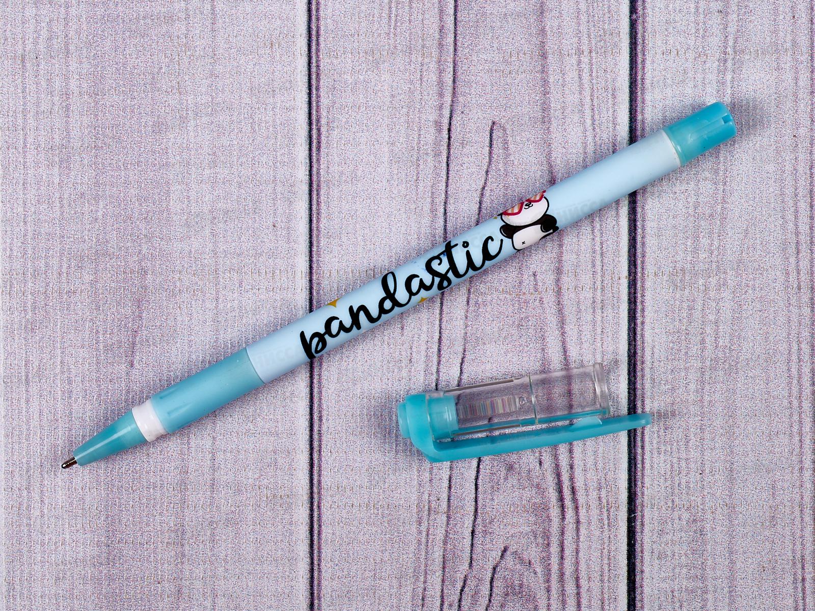 Ручка масляная MAZARI Friends синяя, 0.7мм, игла, M-7696-70 *36