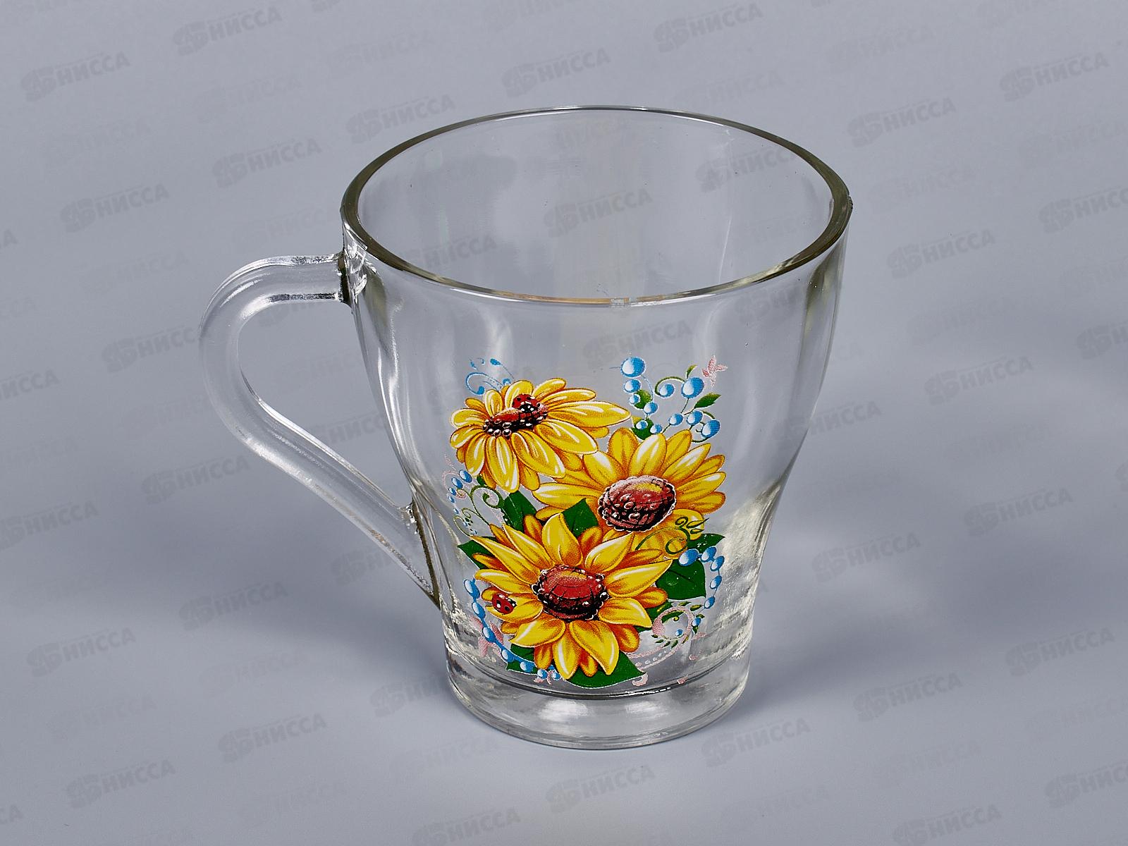 Кружка 250мл 2018-Д Подсолнухи