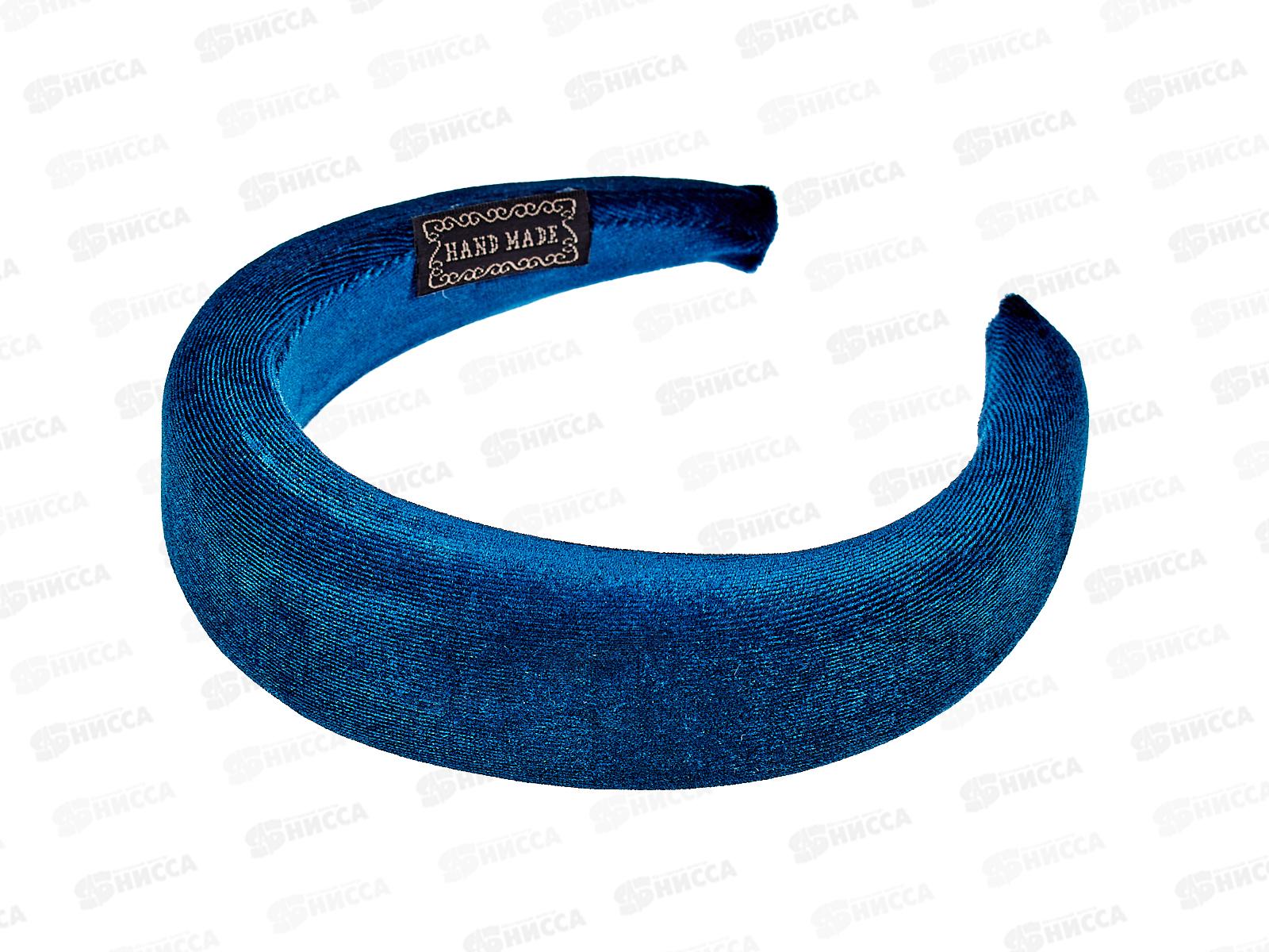 Ободок   для волос&quotБархат&quot цветн.45мм.№690 *12